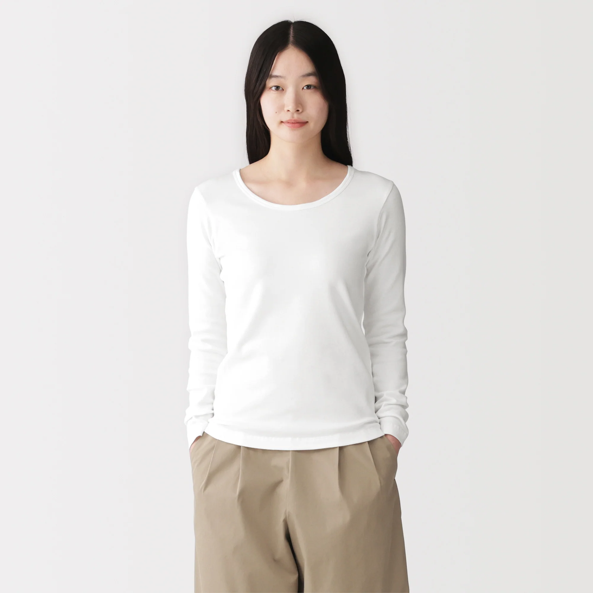 Stretch Rib Crewneck T-Shirt - Image 12