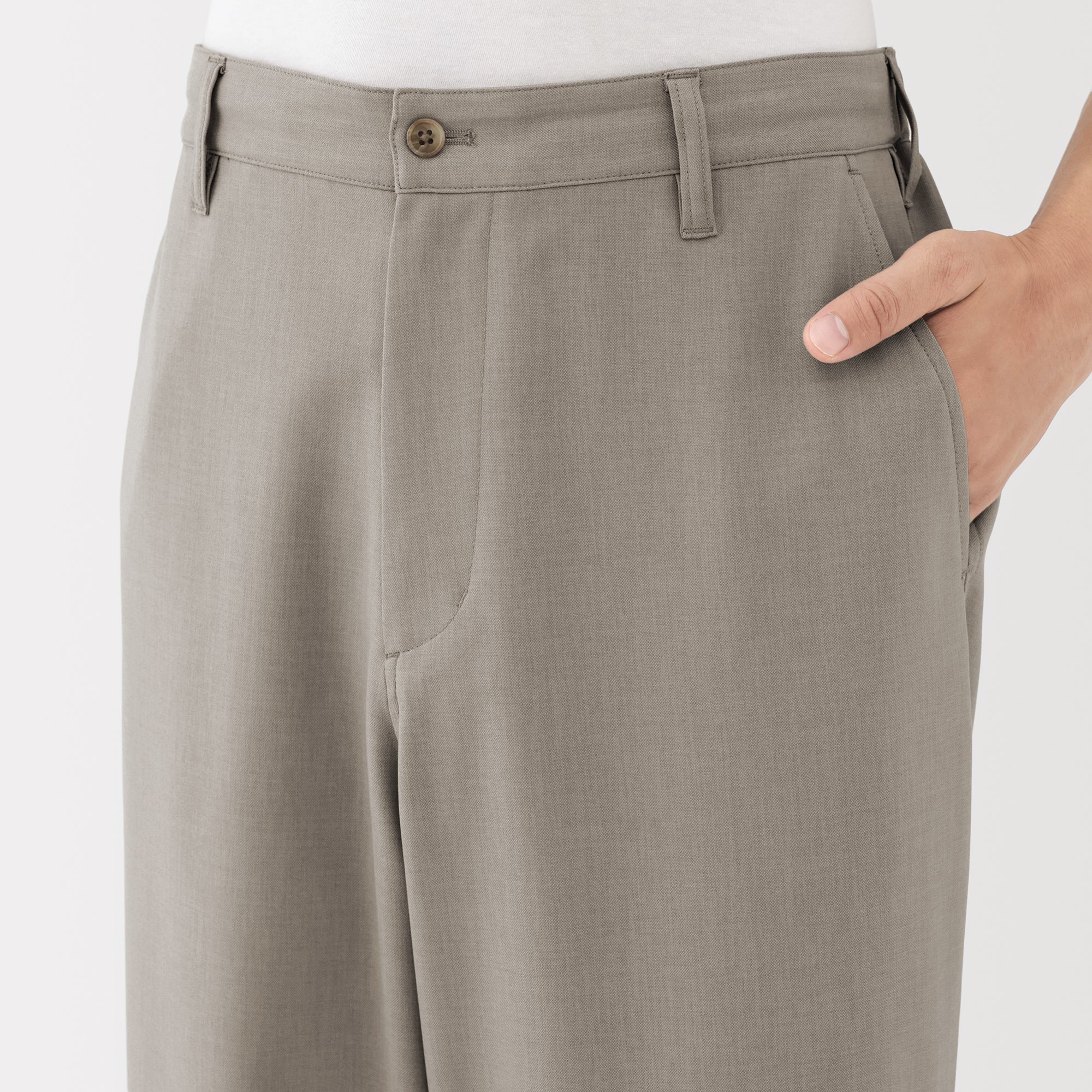 Stretch Wide Trousers - Image 17