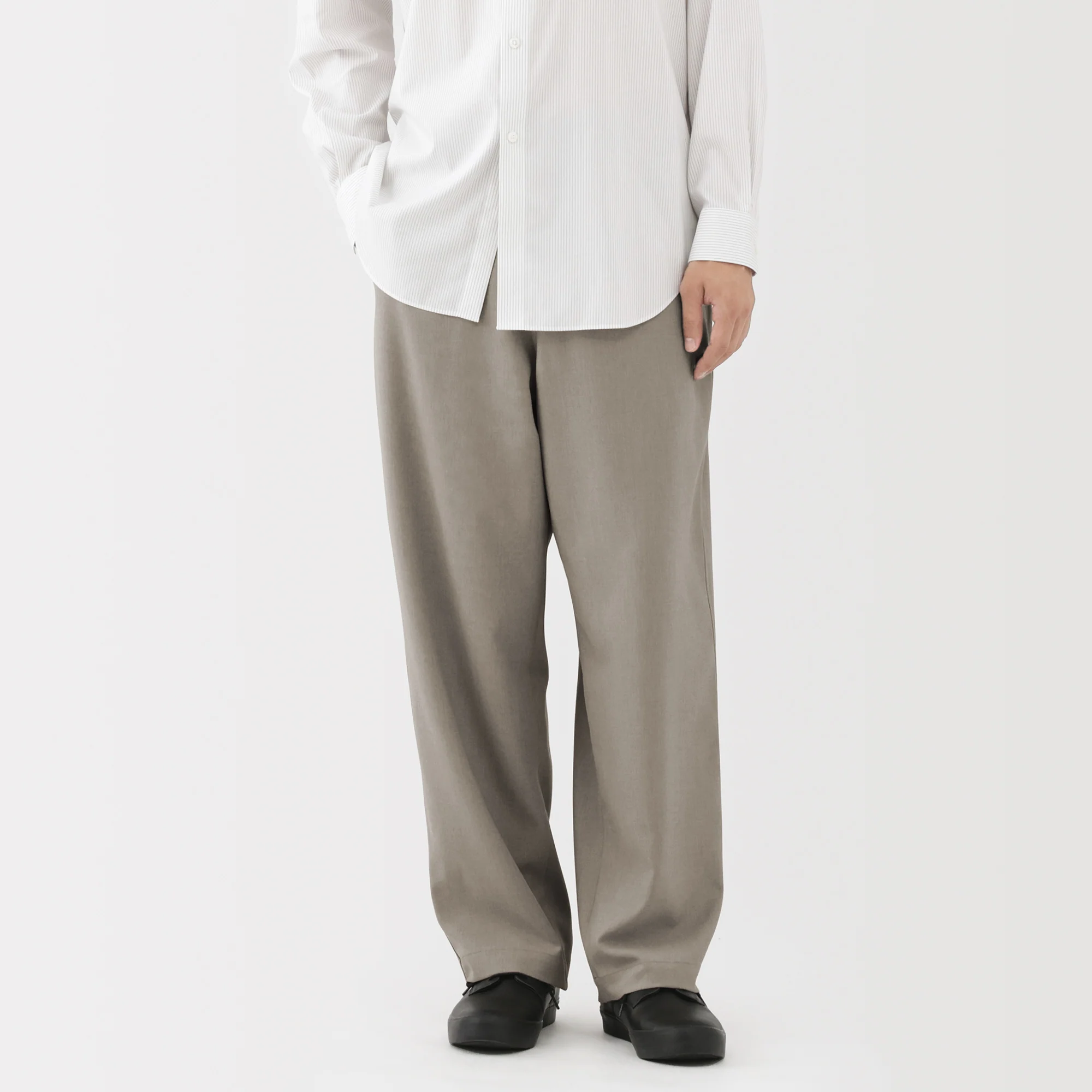 Stretch Wide Trousers - Image 3