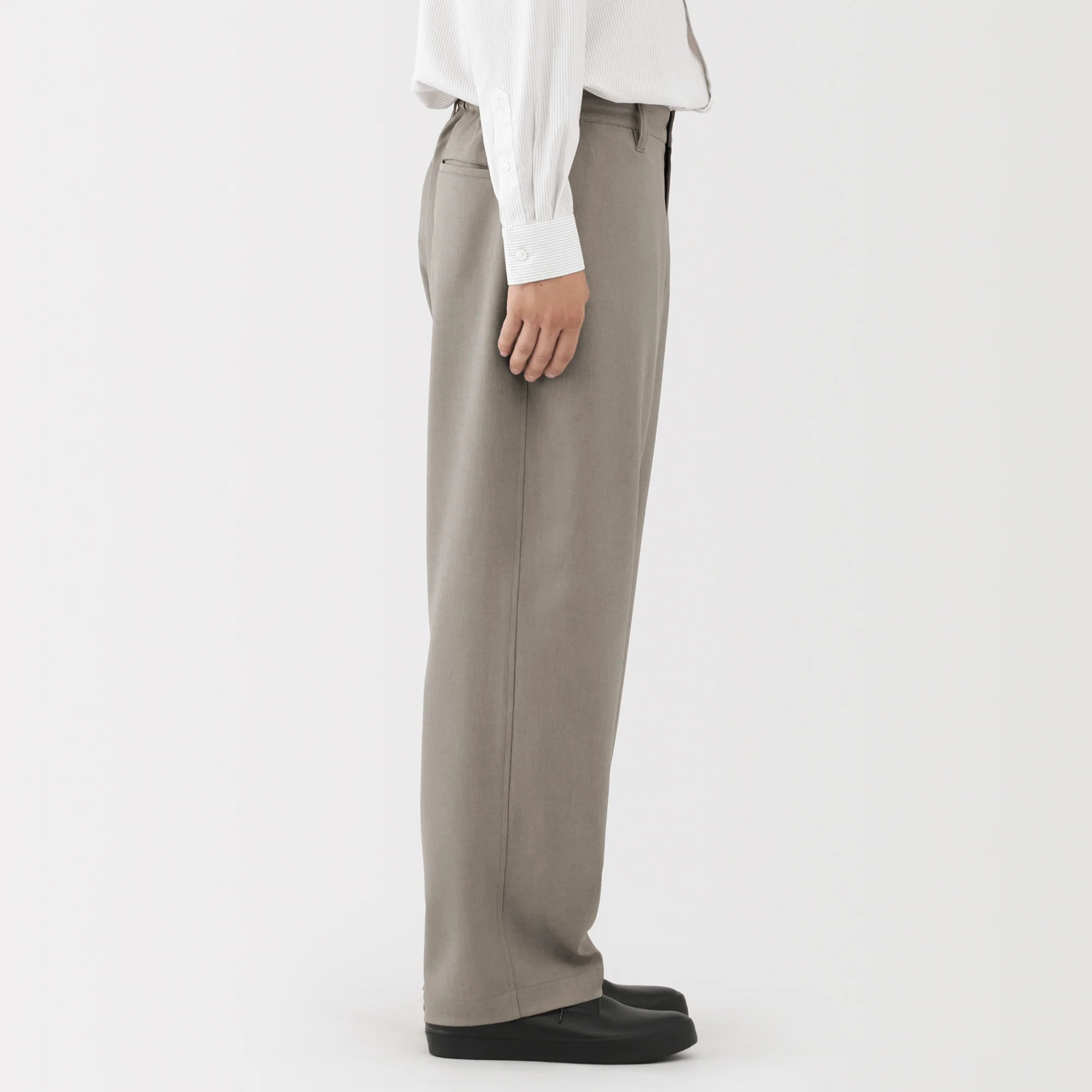 Stretch Wide Trousers - Image 5