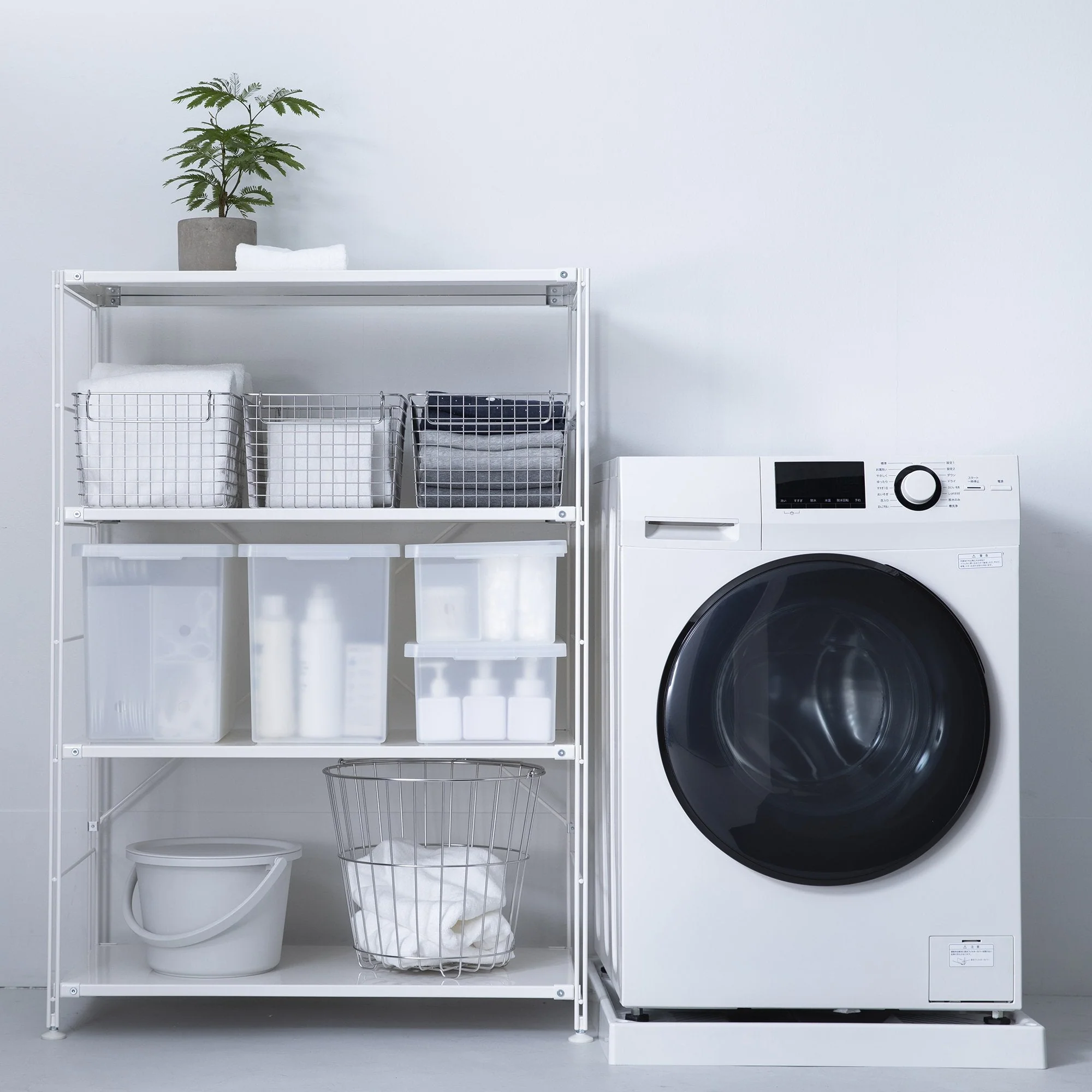SUS Shelving Unit - Light Gray - Wide - Medium - Image 3
