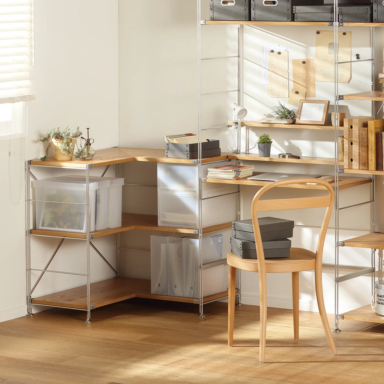 SUS Shelving Unit Additional Narrow Shelf - Oak - Wide - Image 3