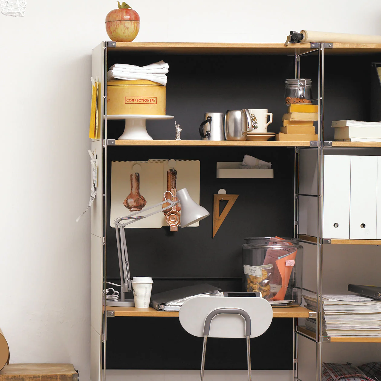 SUS Shelving Unit Wide - Back Panel - Light Gray - Small - Image 3