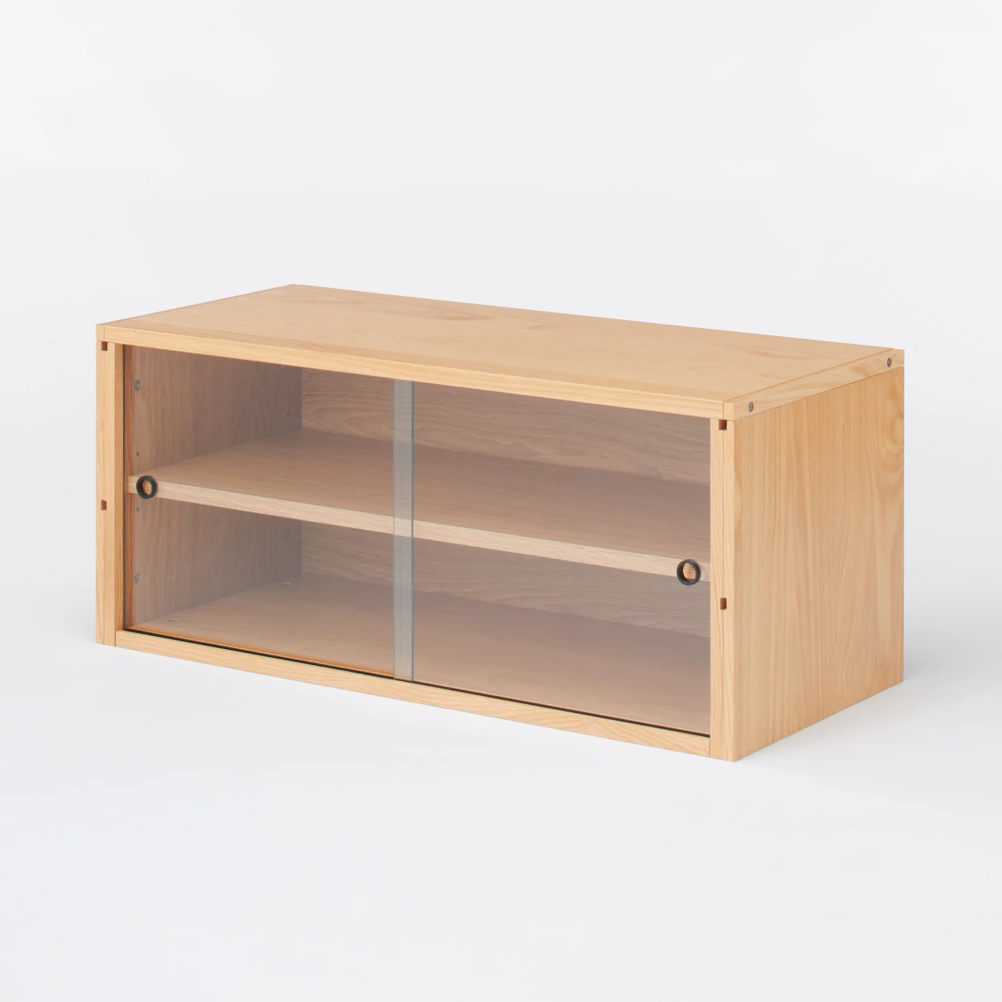 SUS Shelving Unit - Box with Glass Door - Oak - Image 5