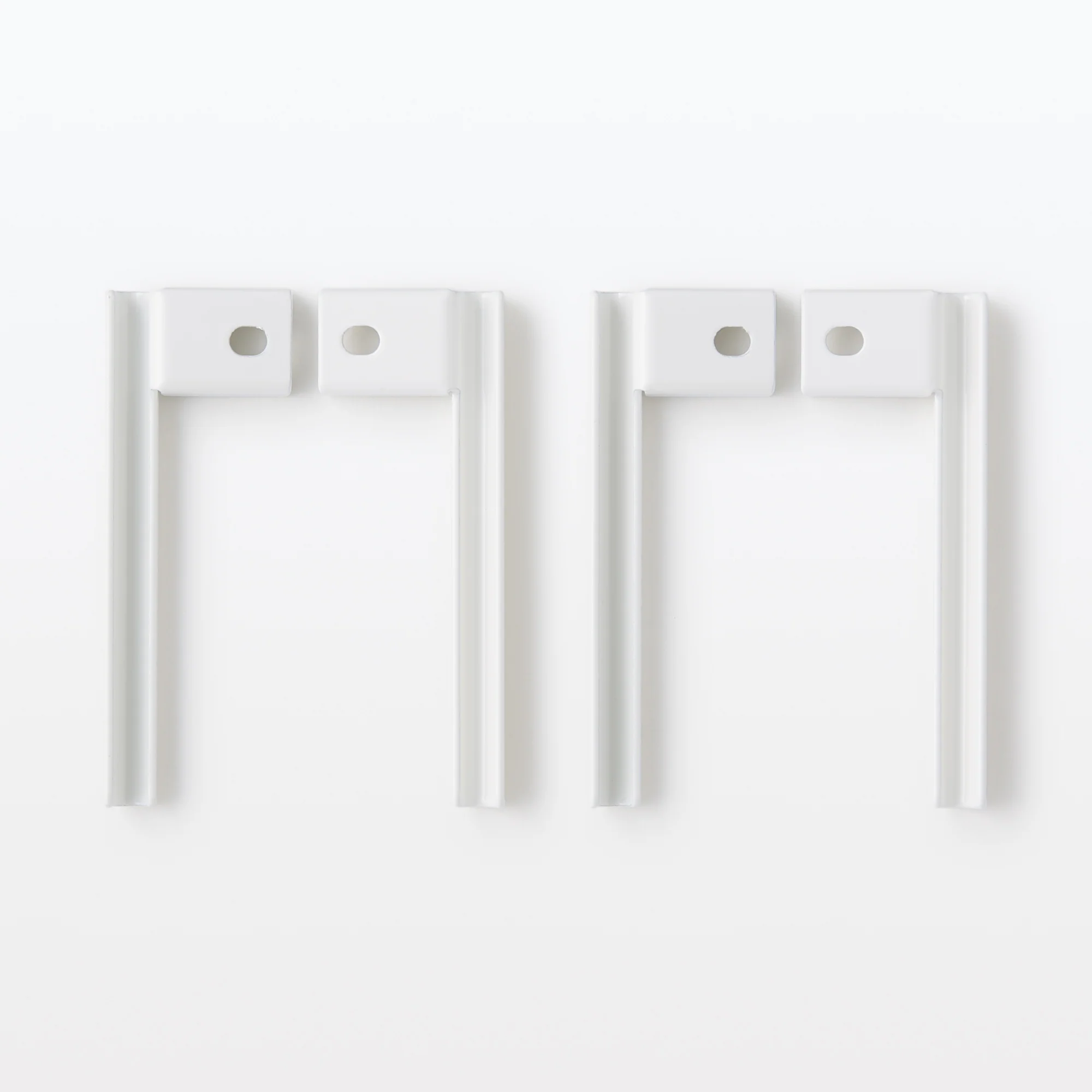 SUS Shelving Unit Height Adjustable Bracket - White Gray