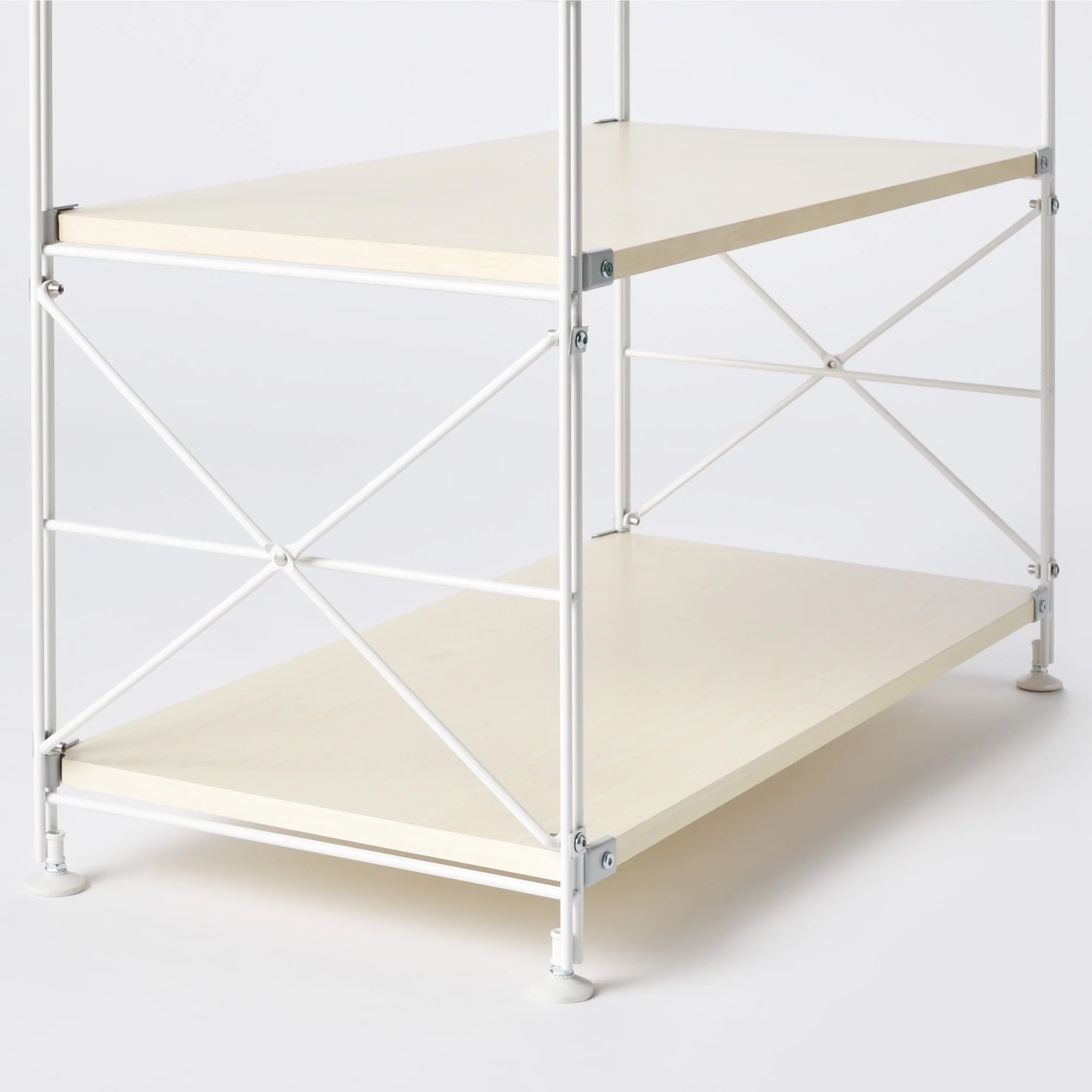 SUS Shelving Unit Side Cross Bars - White Gray (2 Pack) - Image 2