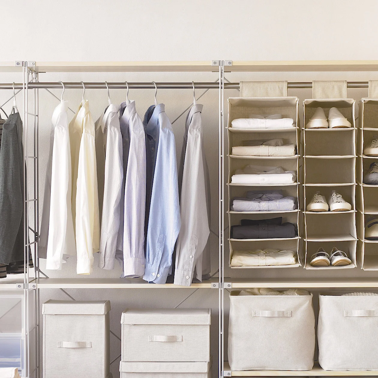 SUS Shelving Unit Wardrobe Bar - Regular - Image 2