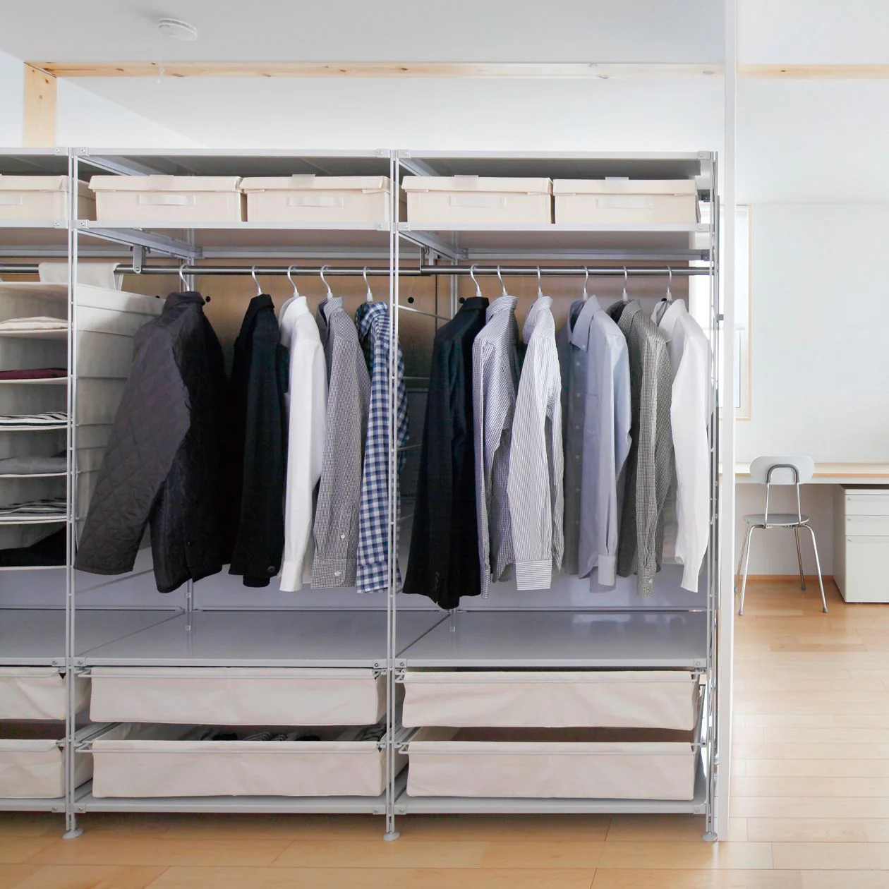 SUS Shelving Unit Wardrobe Bar - Regular - Image 3