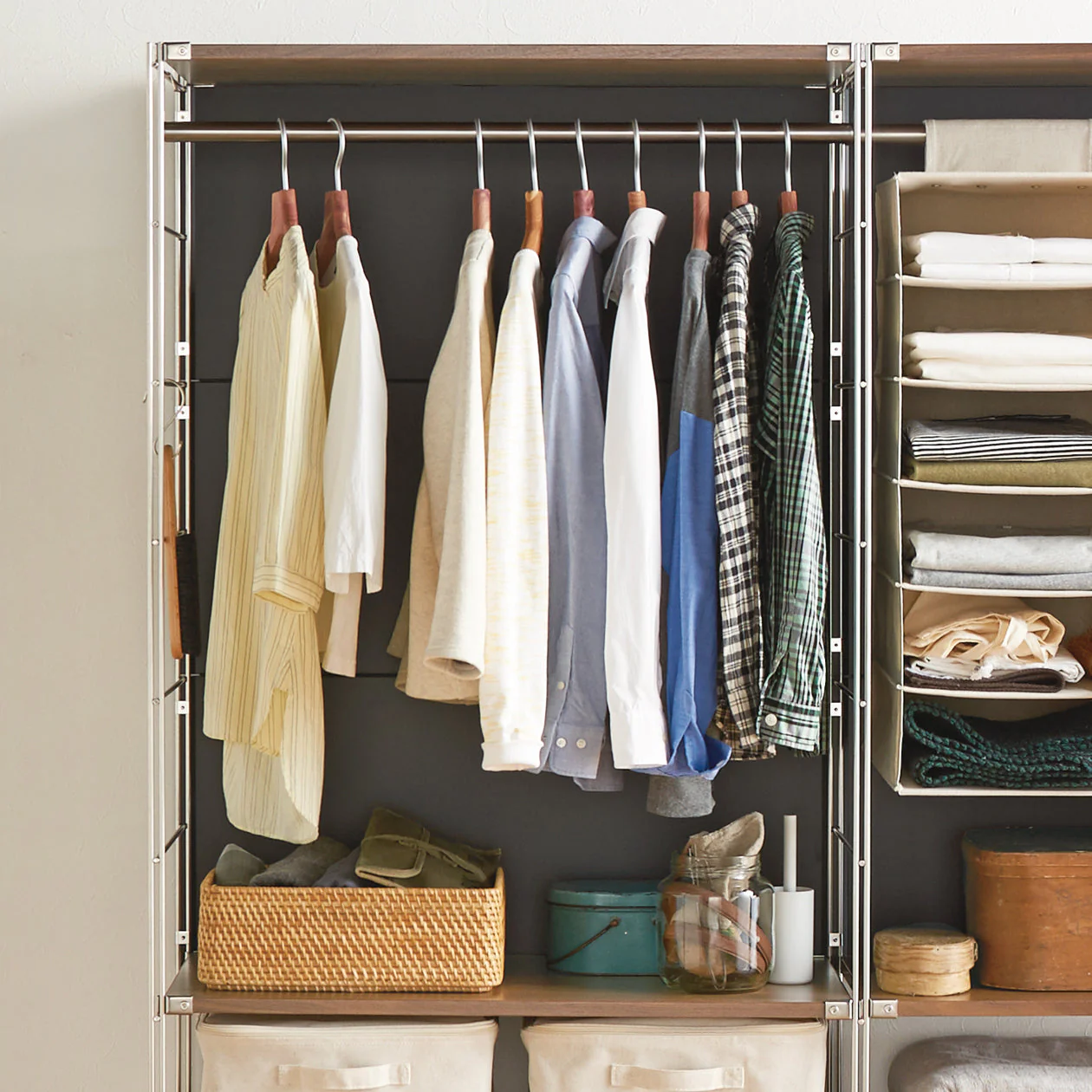 SUS Shelving Unit Wardrobe Bar - Wide - Image 3