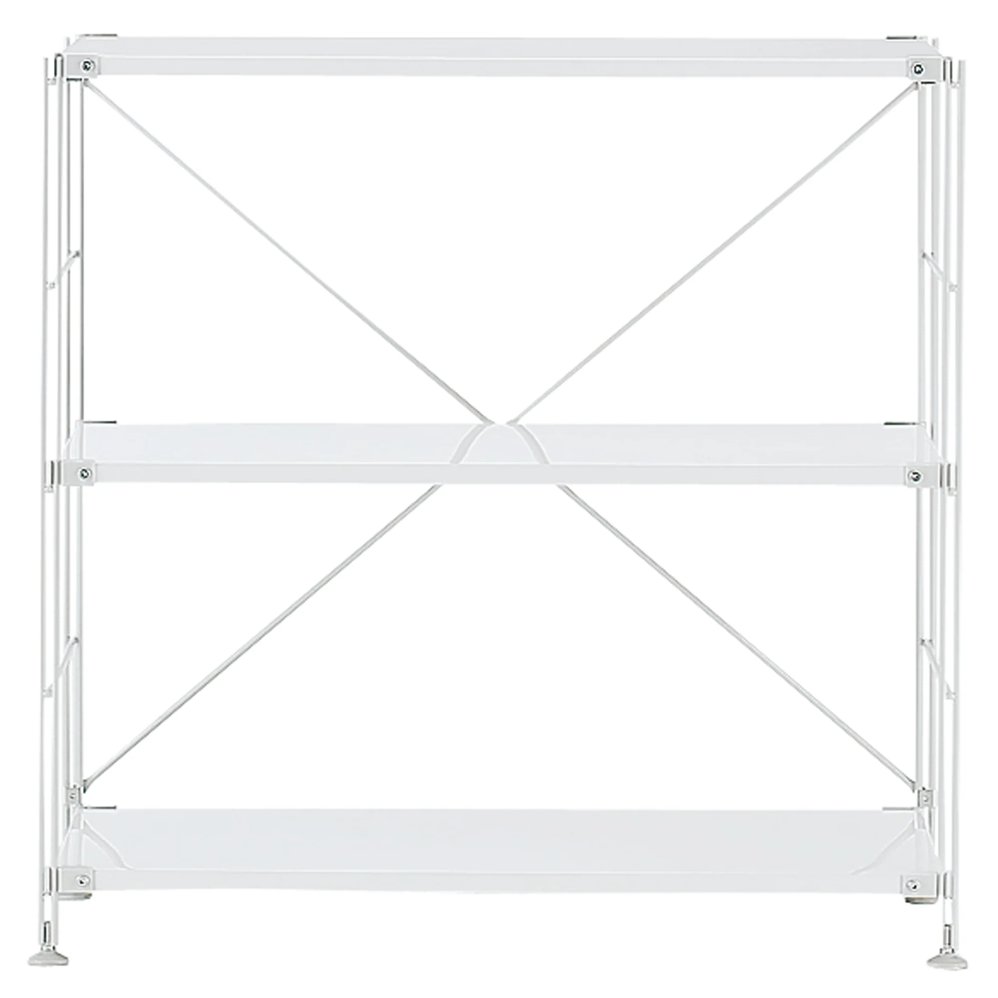 SUS Shelving Unit - White Gray - Wide - Small