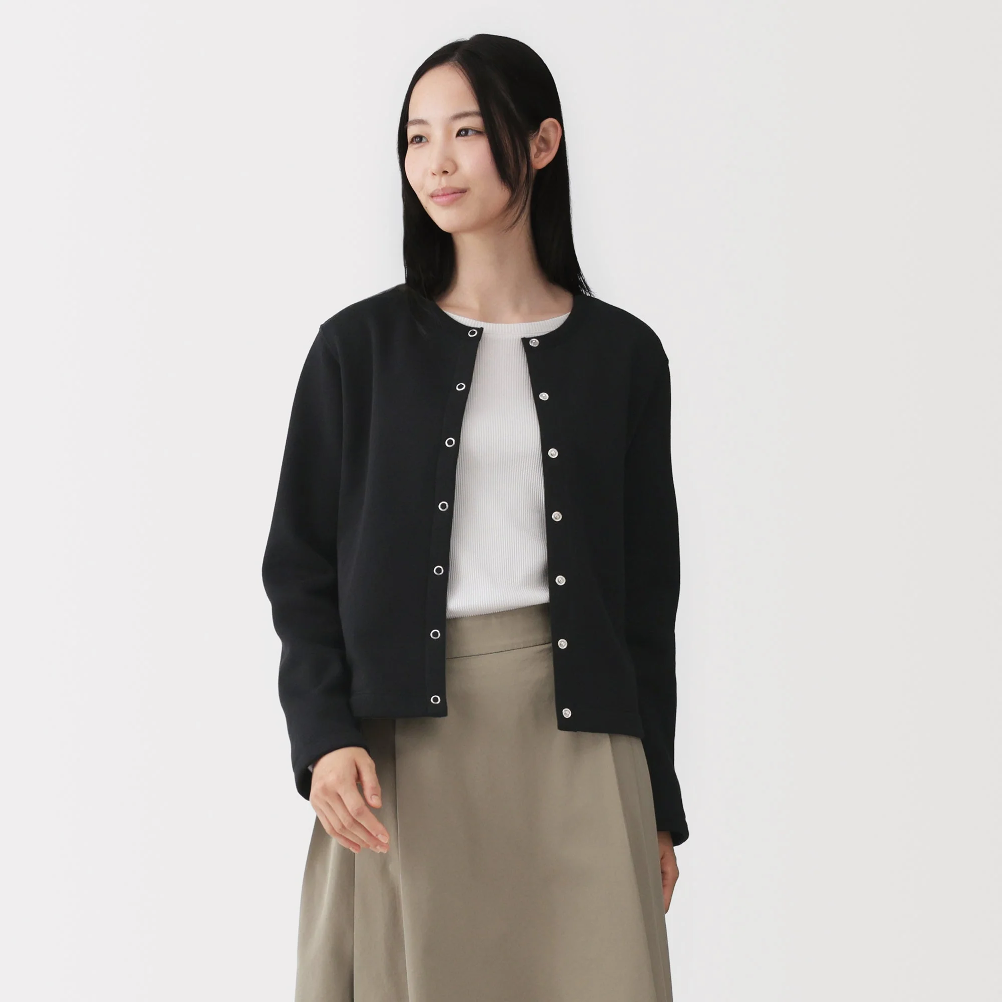 Sweatshirt Cardigan - Image 3