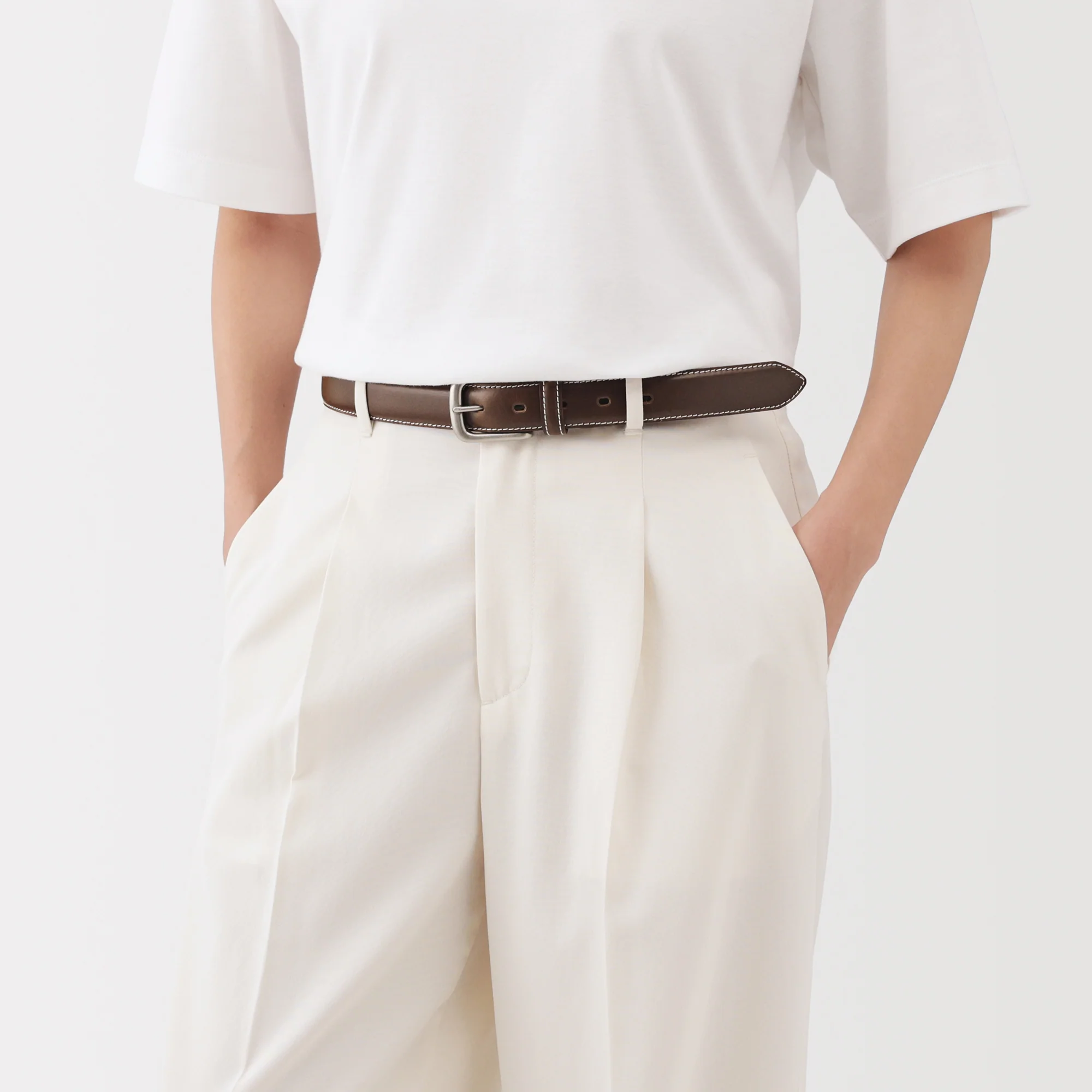 Tanned Leather Adjustable Belt - Image 11