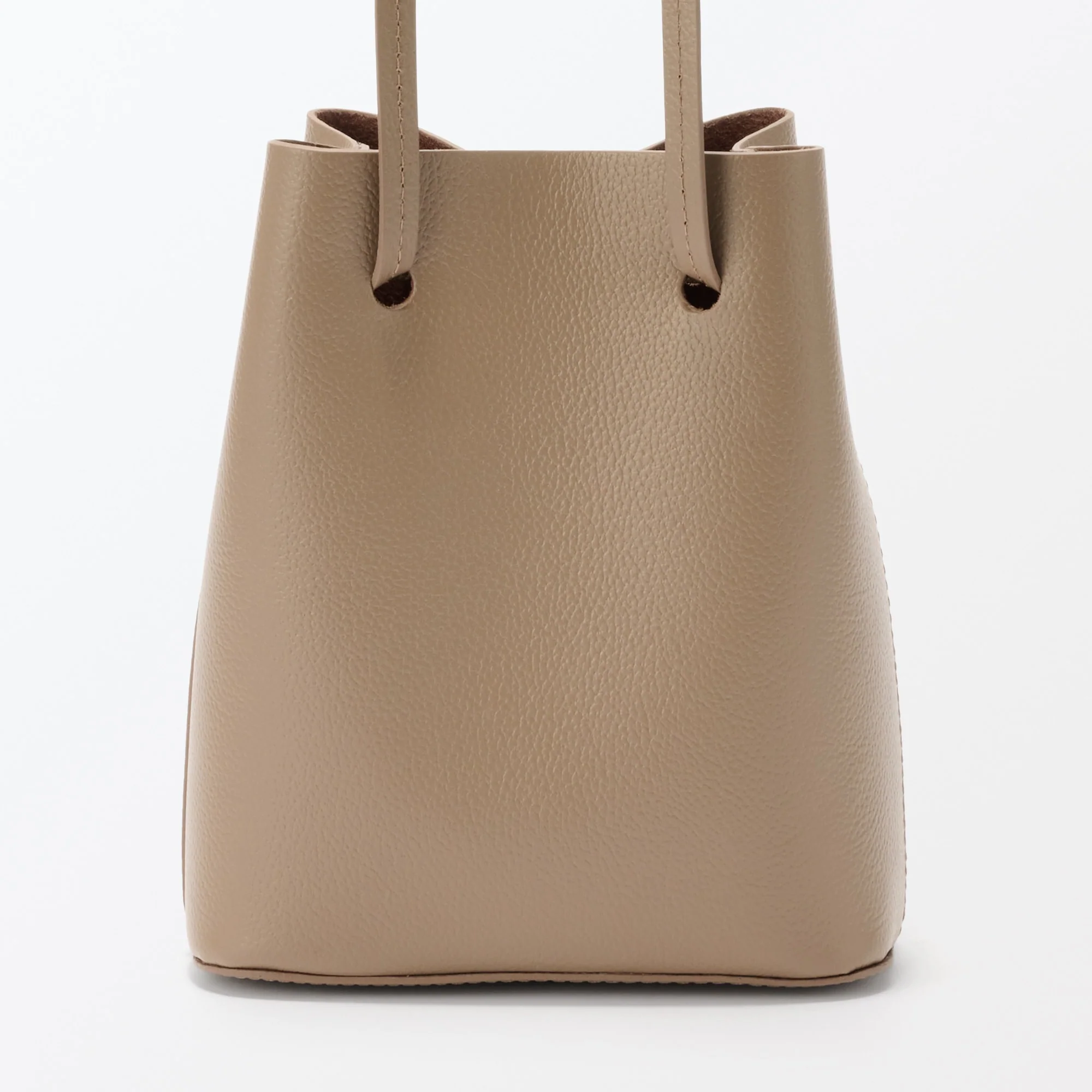 Tanned Leather Drawstring Bag - Image 13
