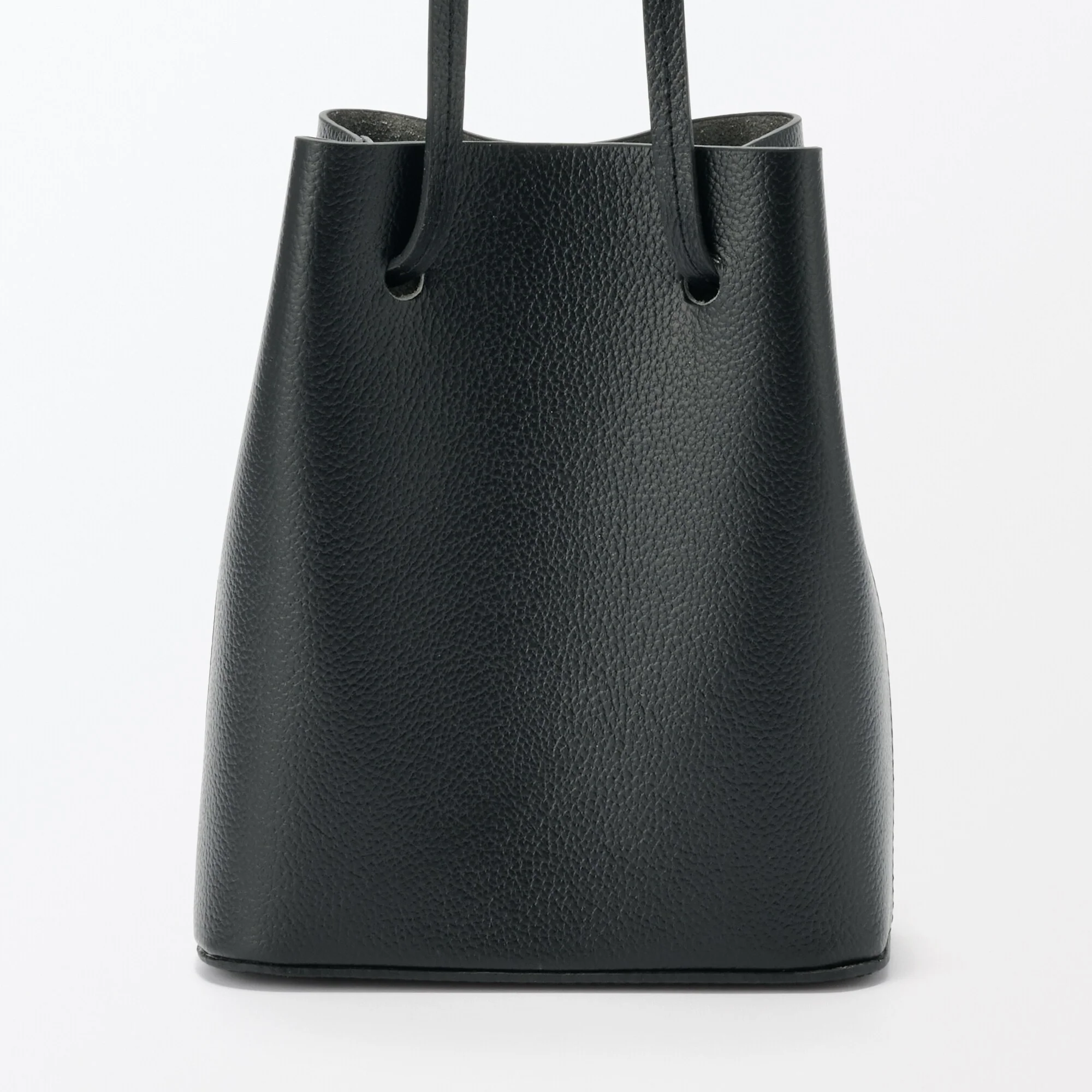 Tanned Leather Drawstring Bag - Image 5