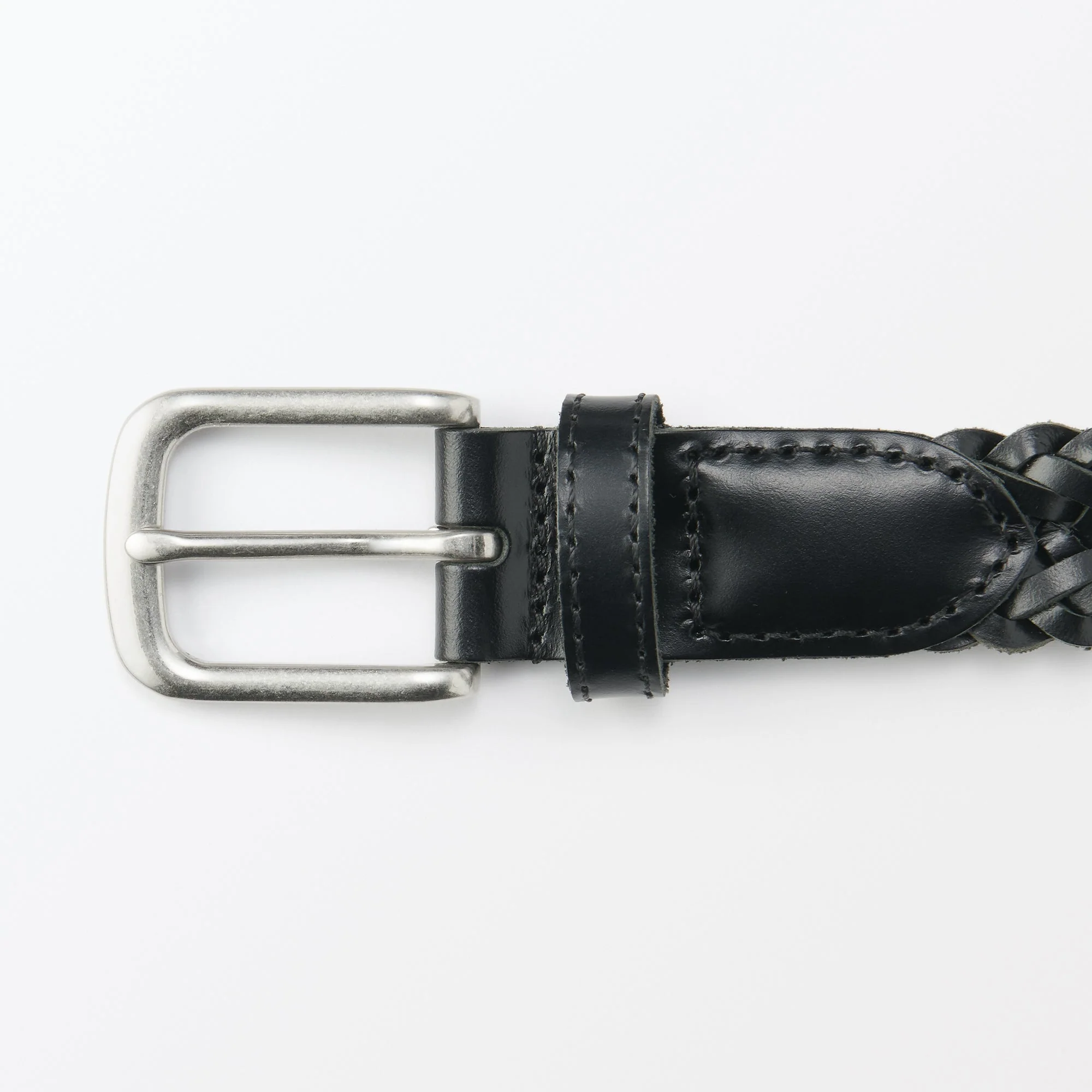 Tanned Leather Hand-Knitted Belt - Image 3