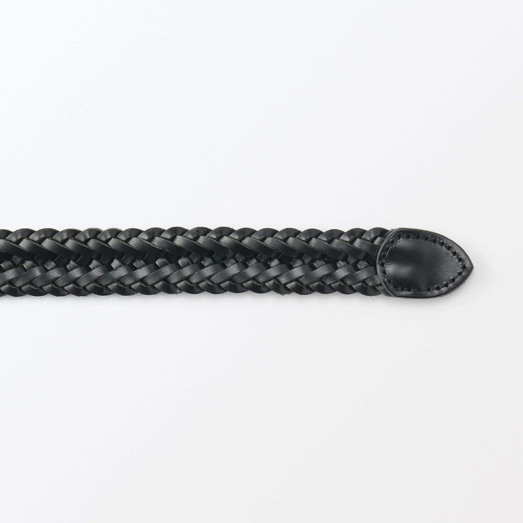 Tanned Leather Hand-Knitted Belt - Image 5