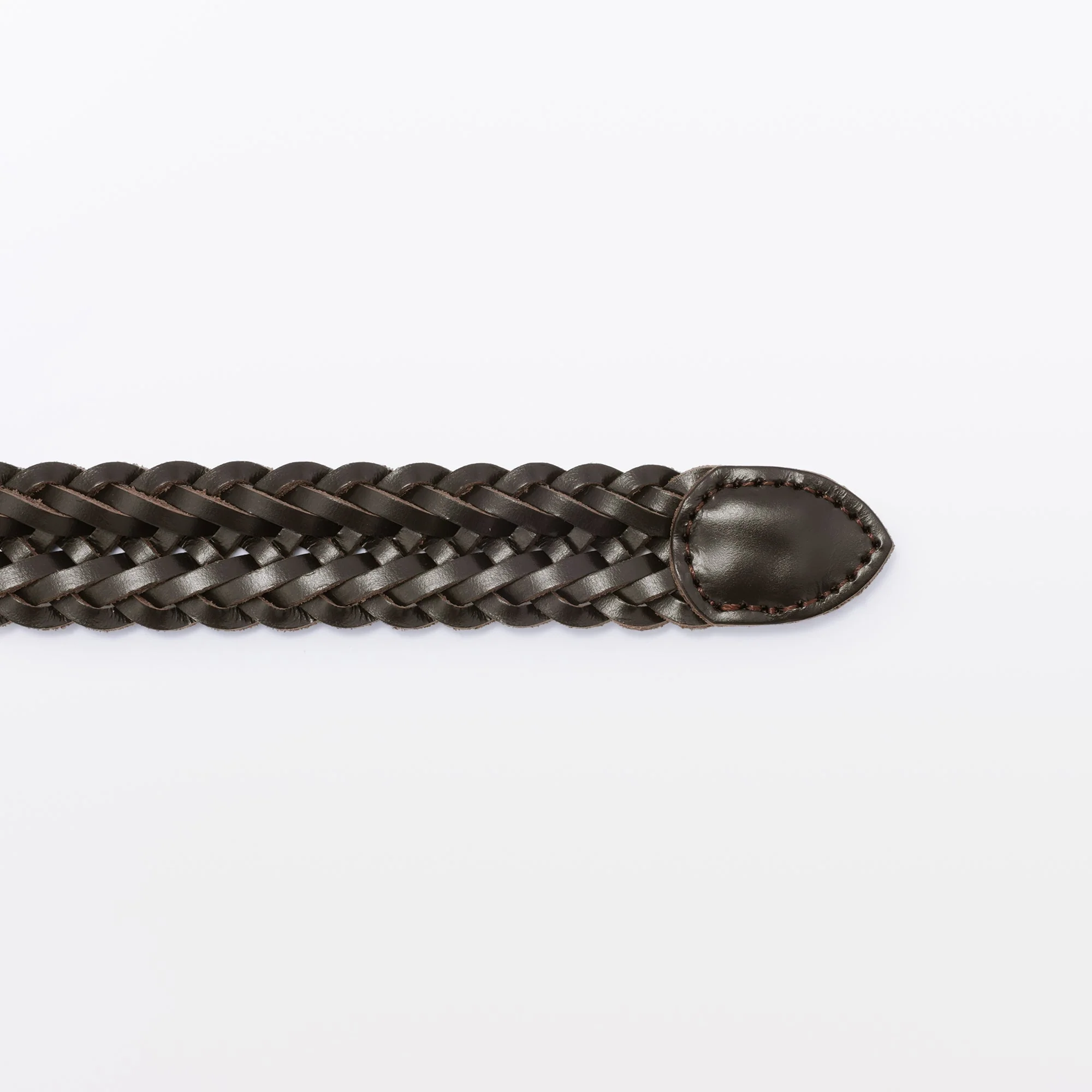 Tanned Leather Hand-Knitted Belt - Image 11