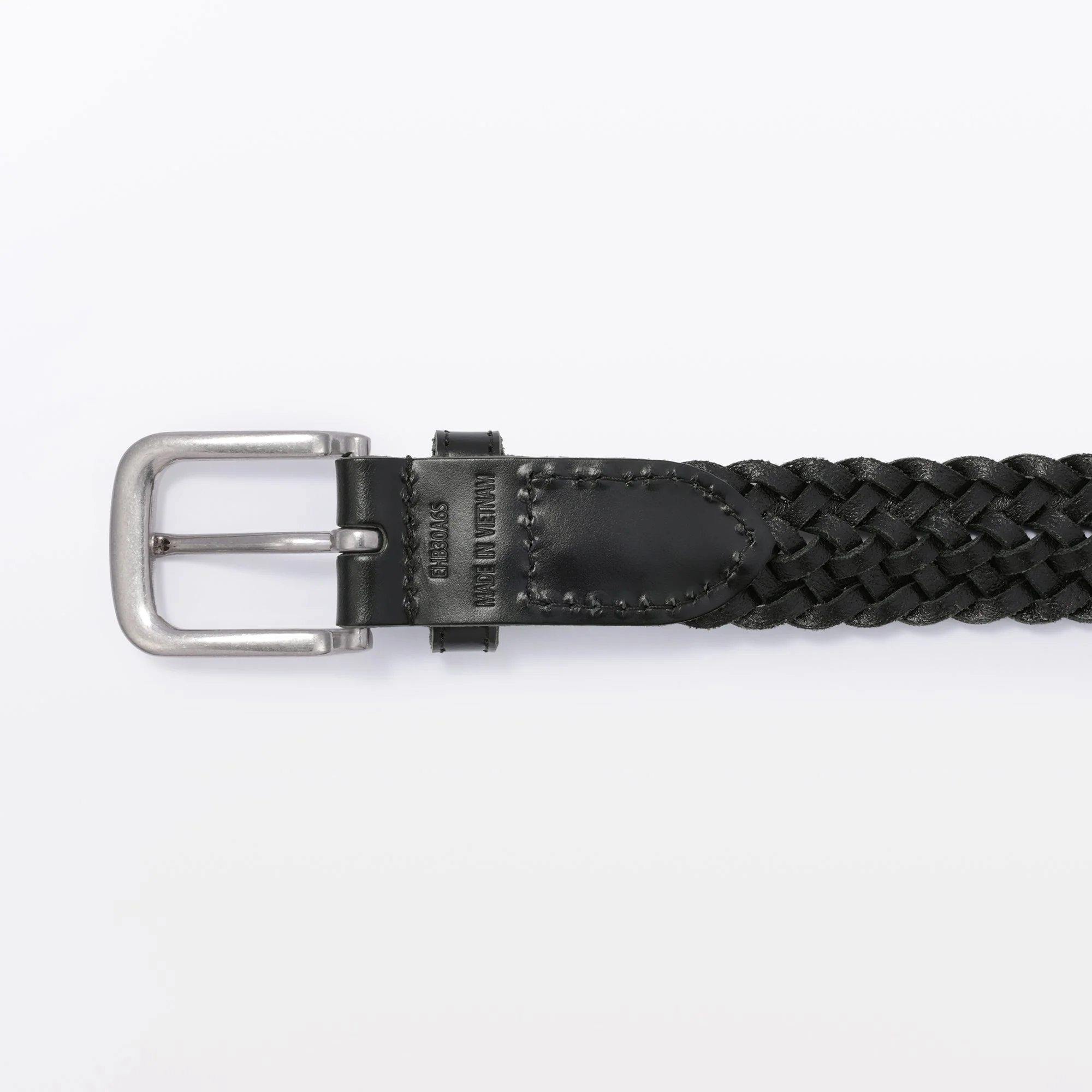 Tanned Leather Hand-Knitted Belt - Image 4