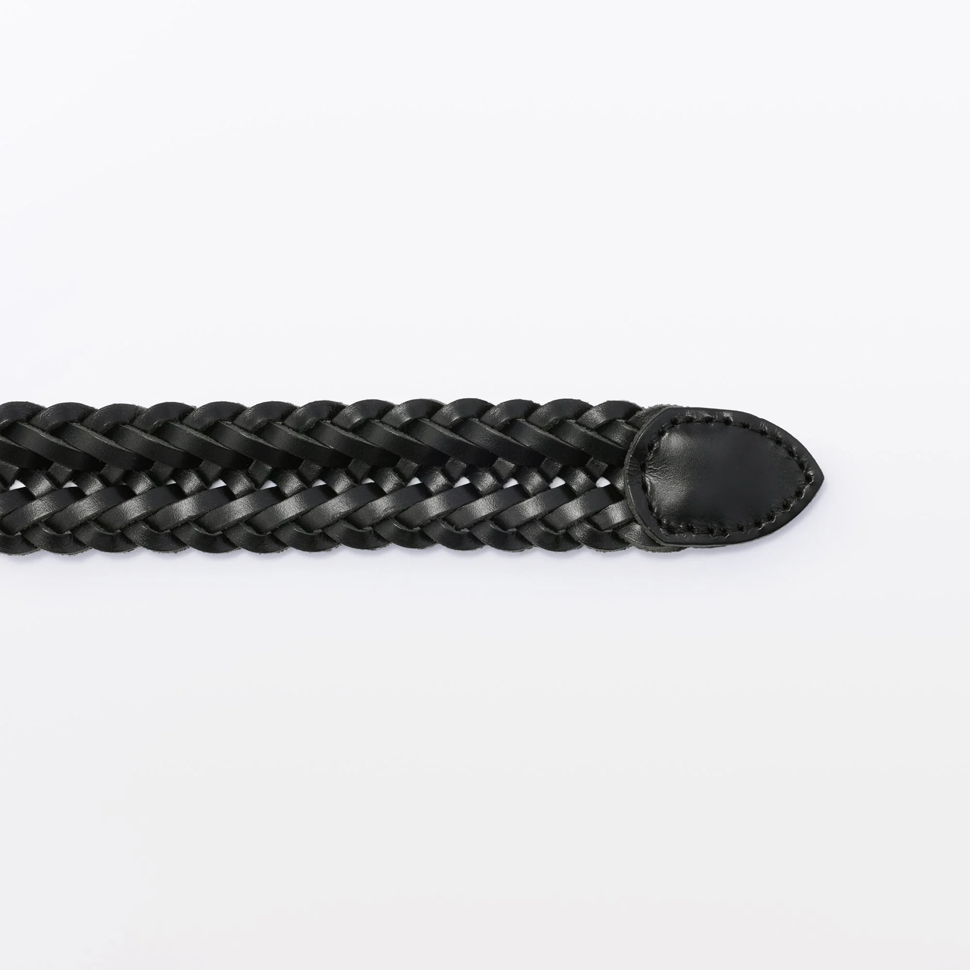 Tanned Leather Hand-Knitted Belt - Image 5