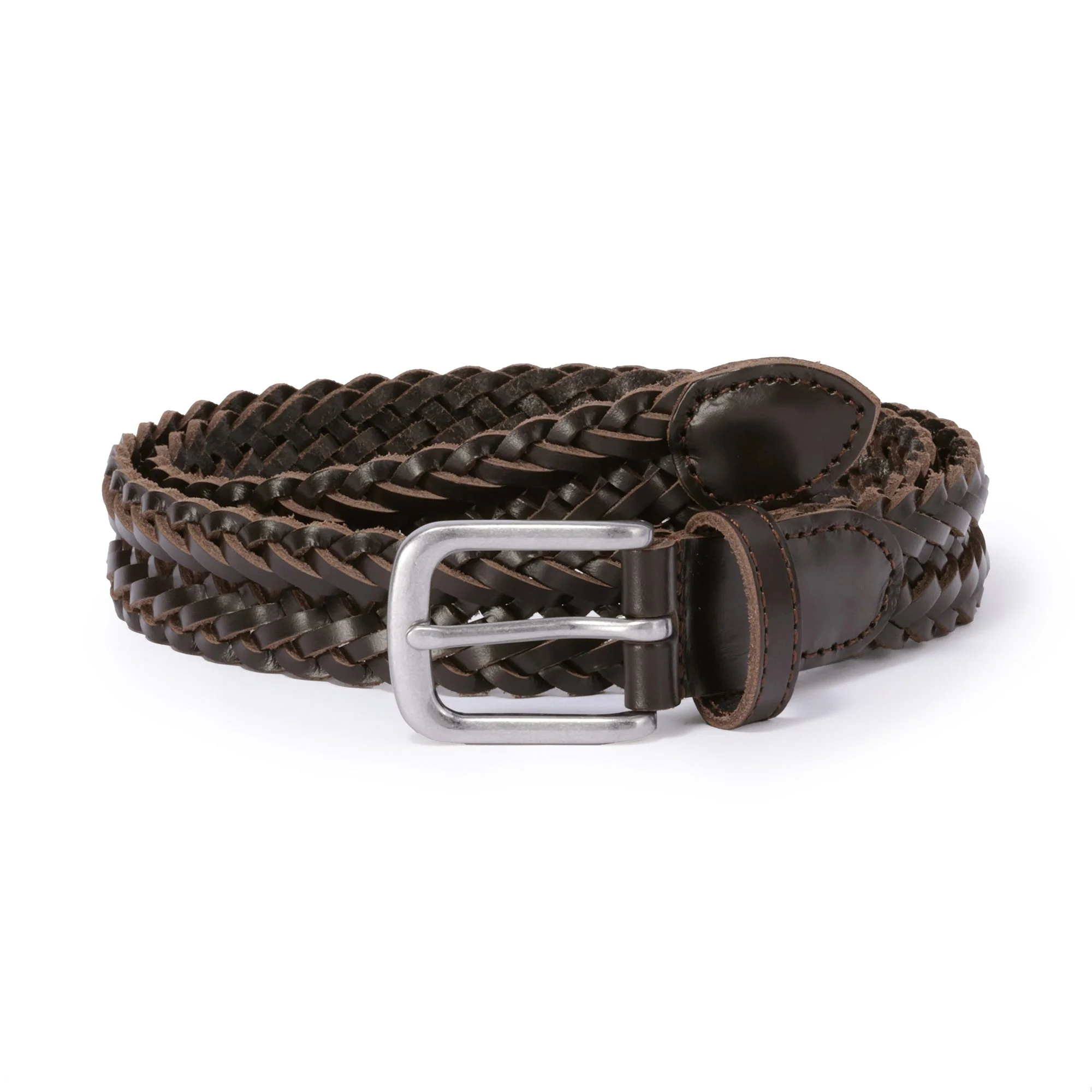 Tanned Leather Hand-Knitted Belt - Image 7