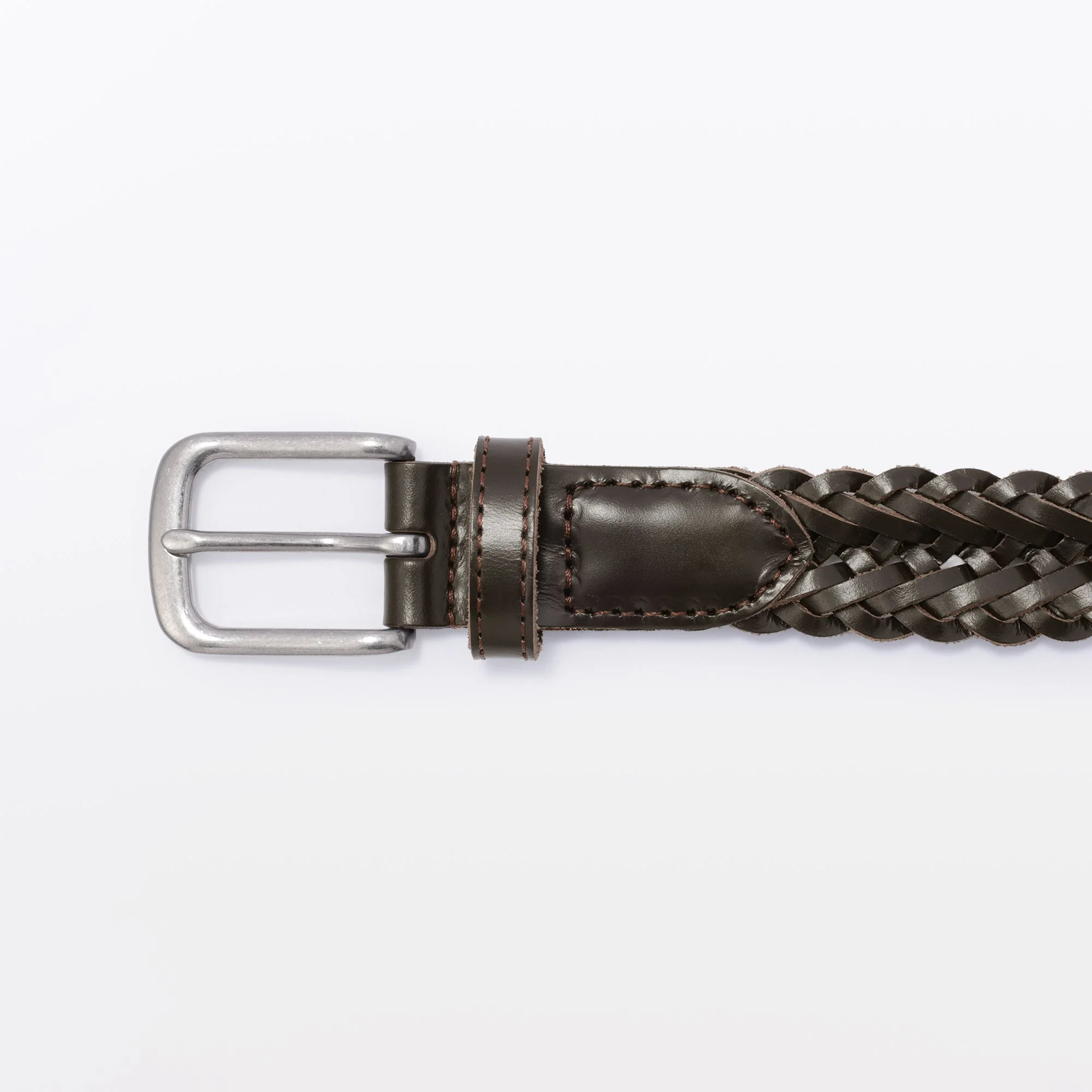 Tanned Leather Hand-Knitted Belt - Image 9