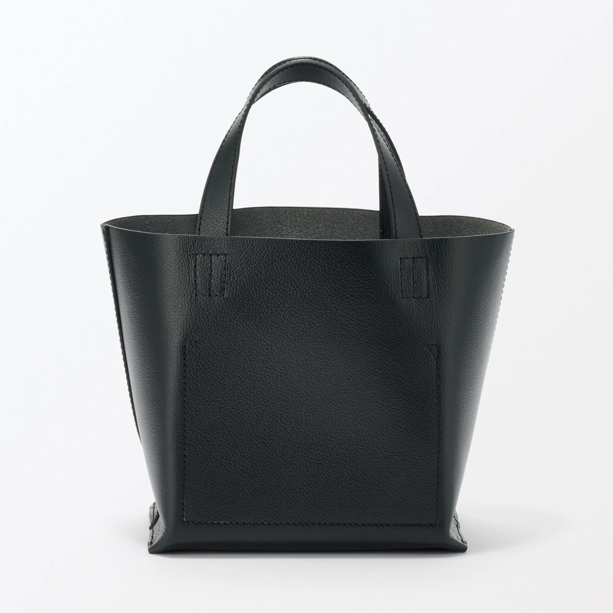 Tanned Leather Mini Tote Bag - Image 12