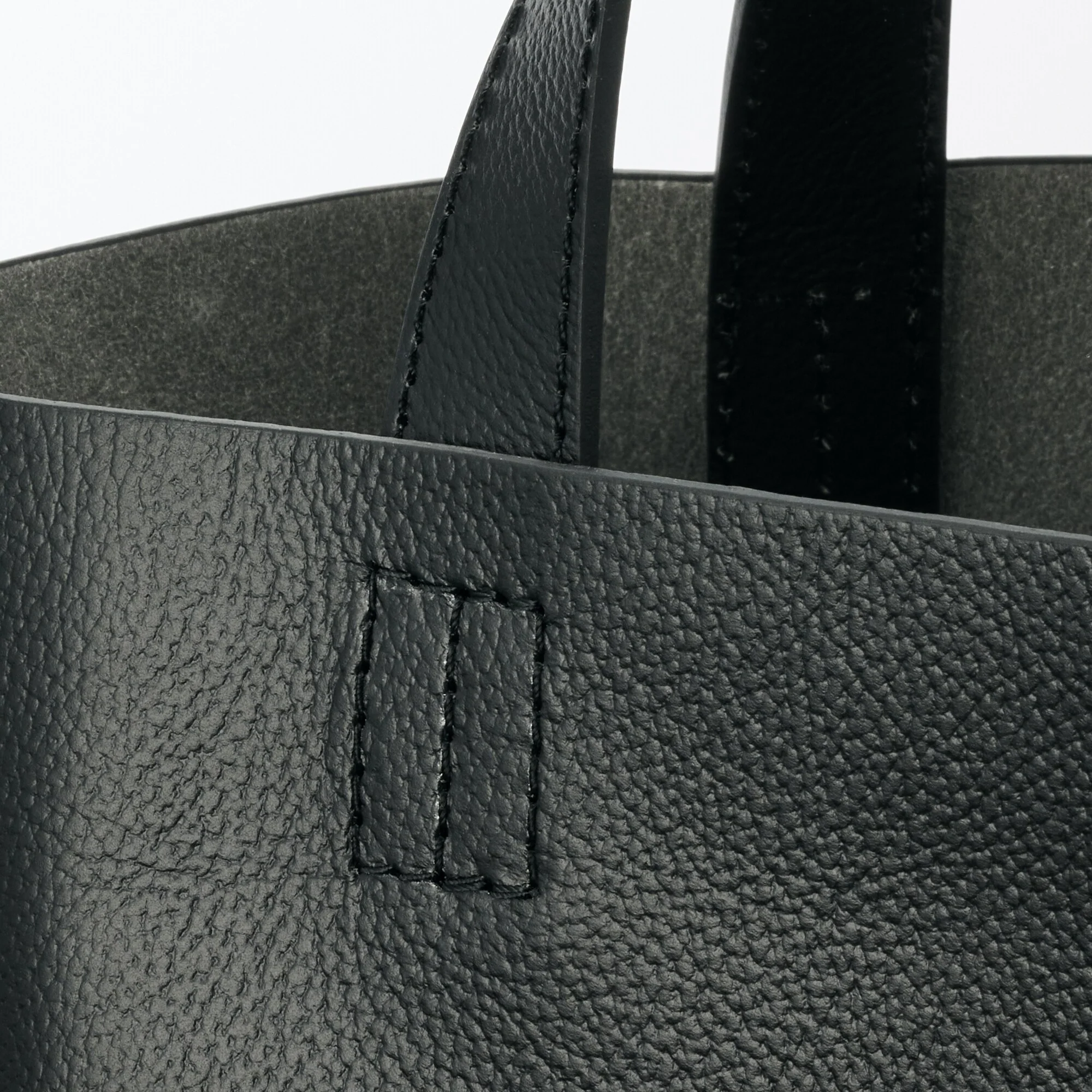 Tanned Leather Mini Tote Bag - Image 16