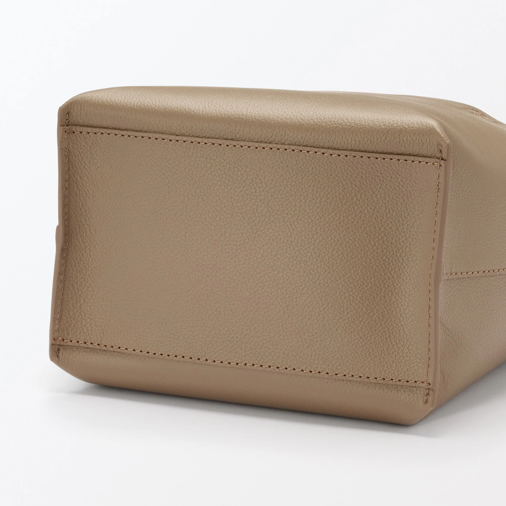 Tanned Leather Mini Tote Bag - Image 6