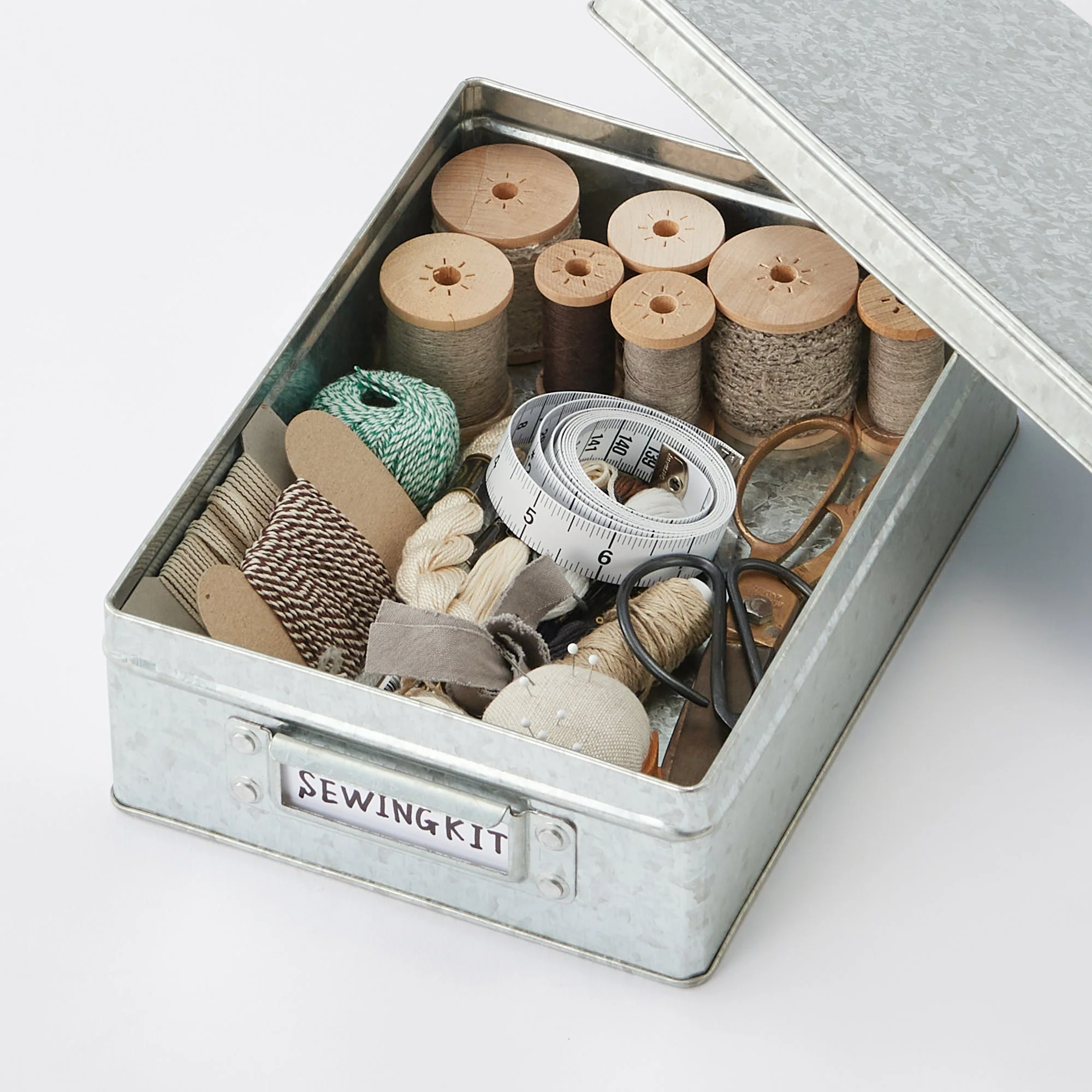 Tin Box - Small (W7.5 x D10.6 x H3.3") - Image 2