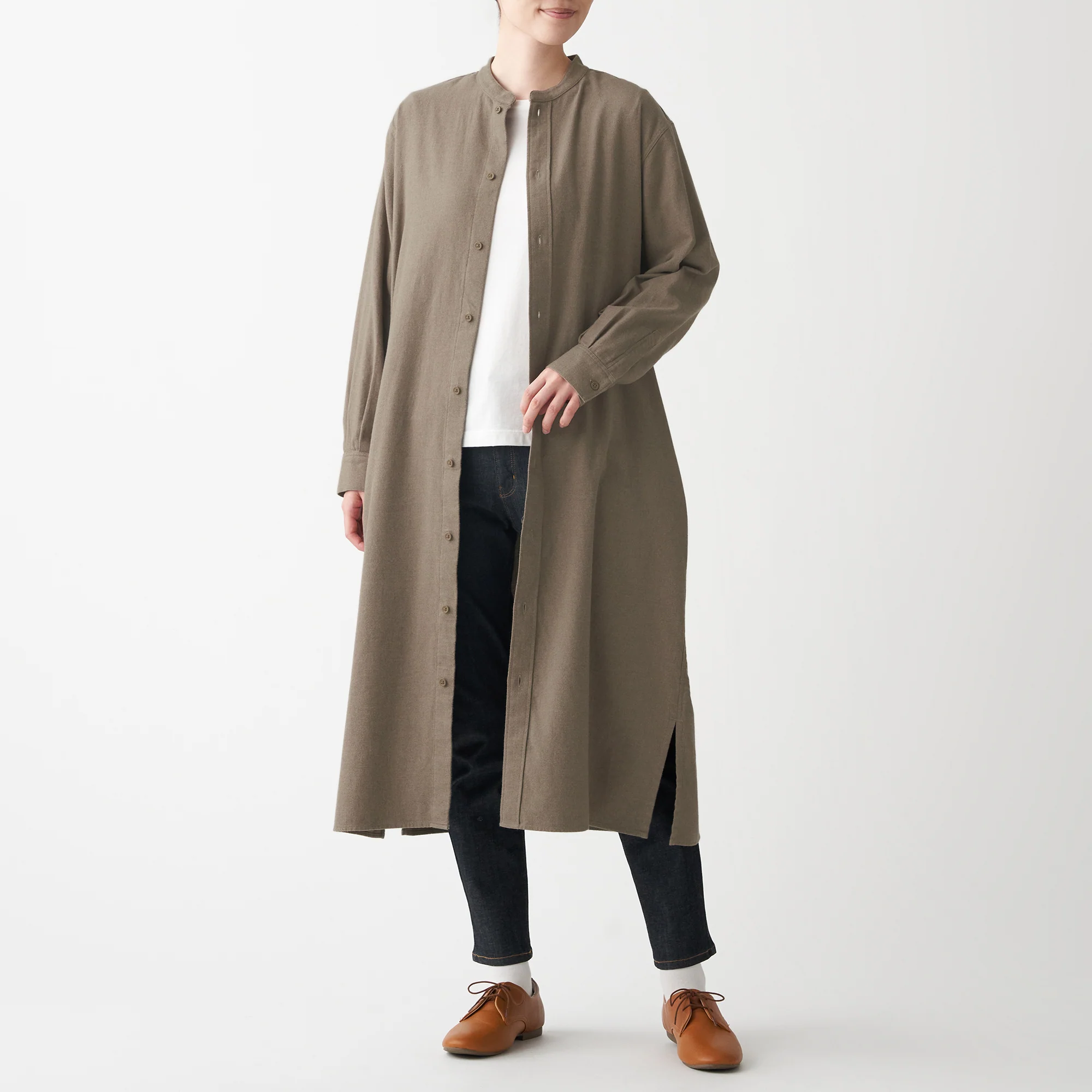 Unisex Flannel Long Shirt - Image 2
