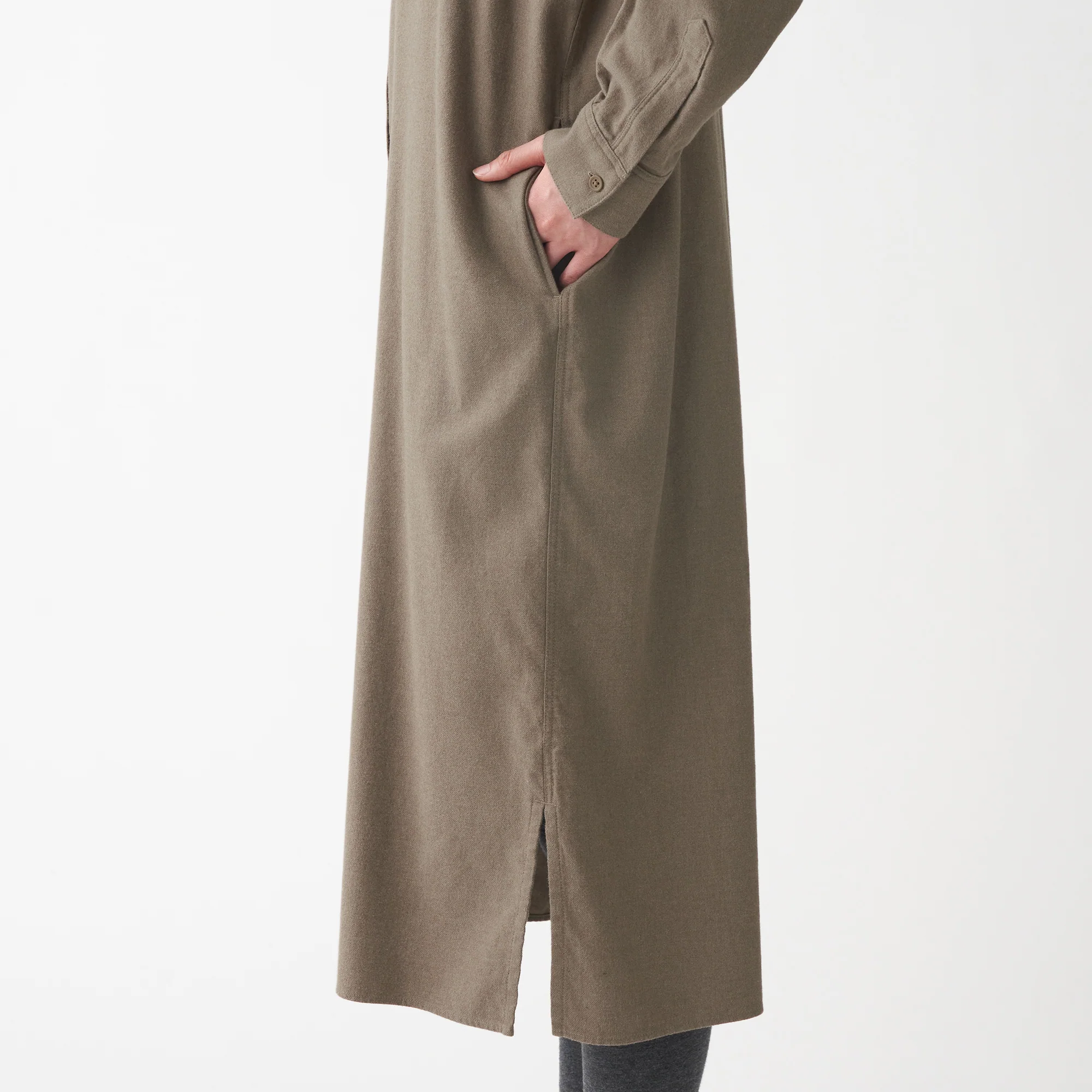 Unisex Flannel Long Shirt - Image 8
