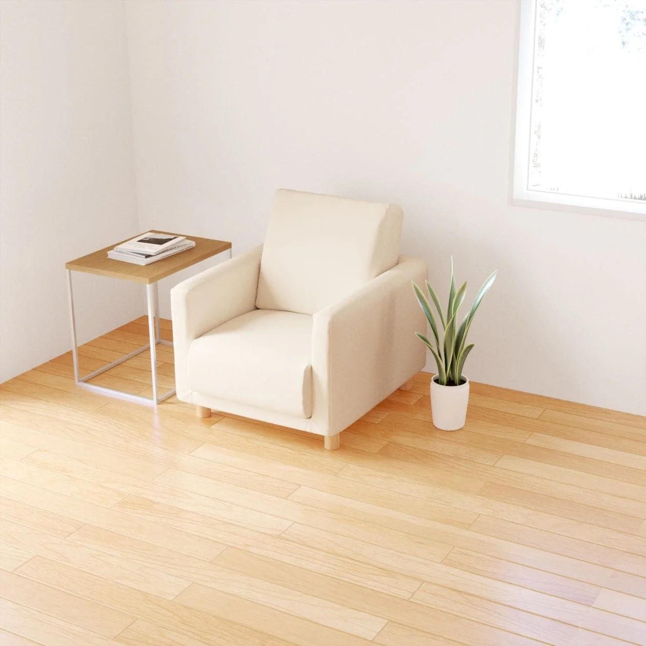 [HD] Urethane Pocket Coil Sofa 1 Seater (Cover Sold Separately) - Image 2