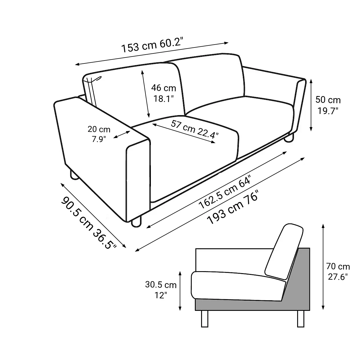 [HD] Urethane Pocket Coil Sofa 2.5 Seater (Cover Sold Separately) - Image 11