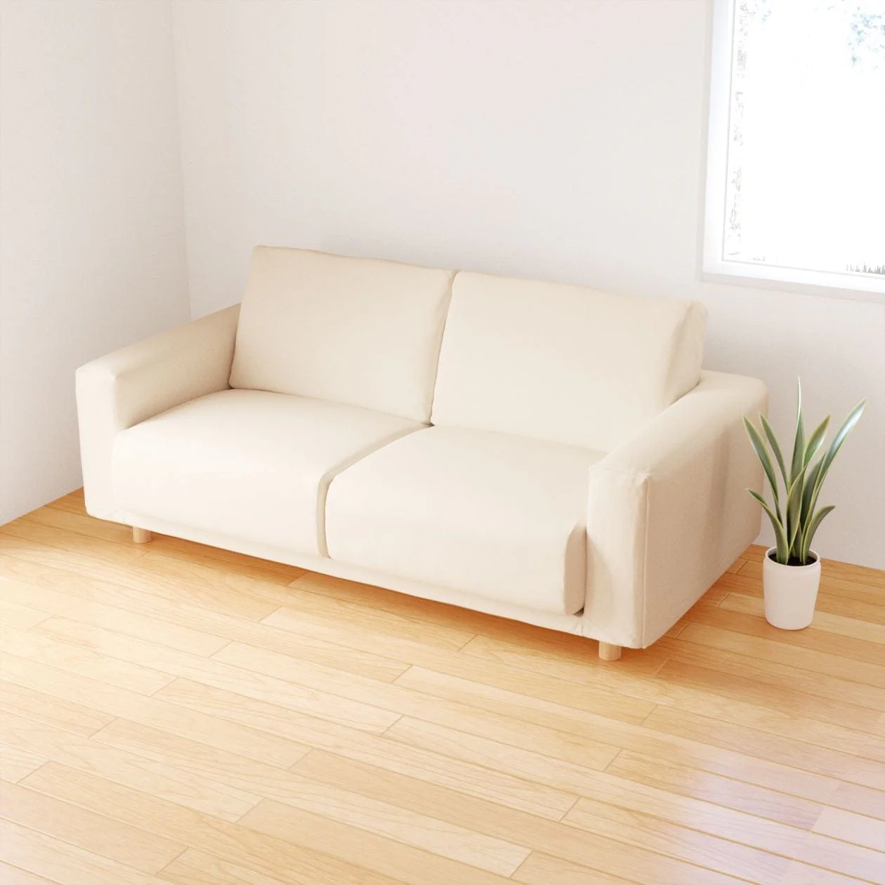 [HD] Urethane Pocket Coil Sofa 2.5 Seater (Cover Sold Separately) - Image 2