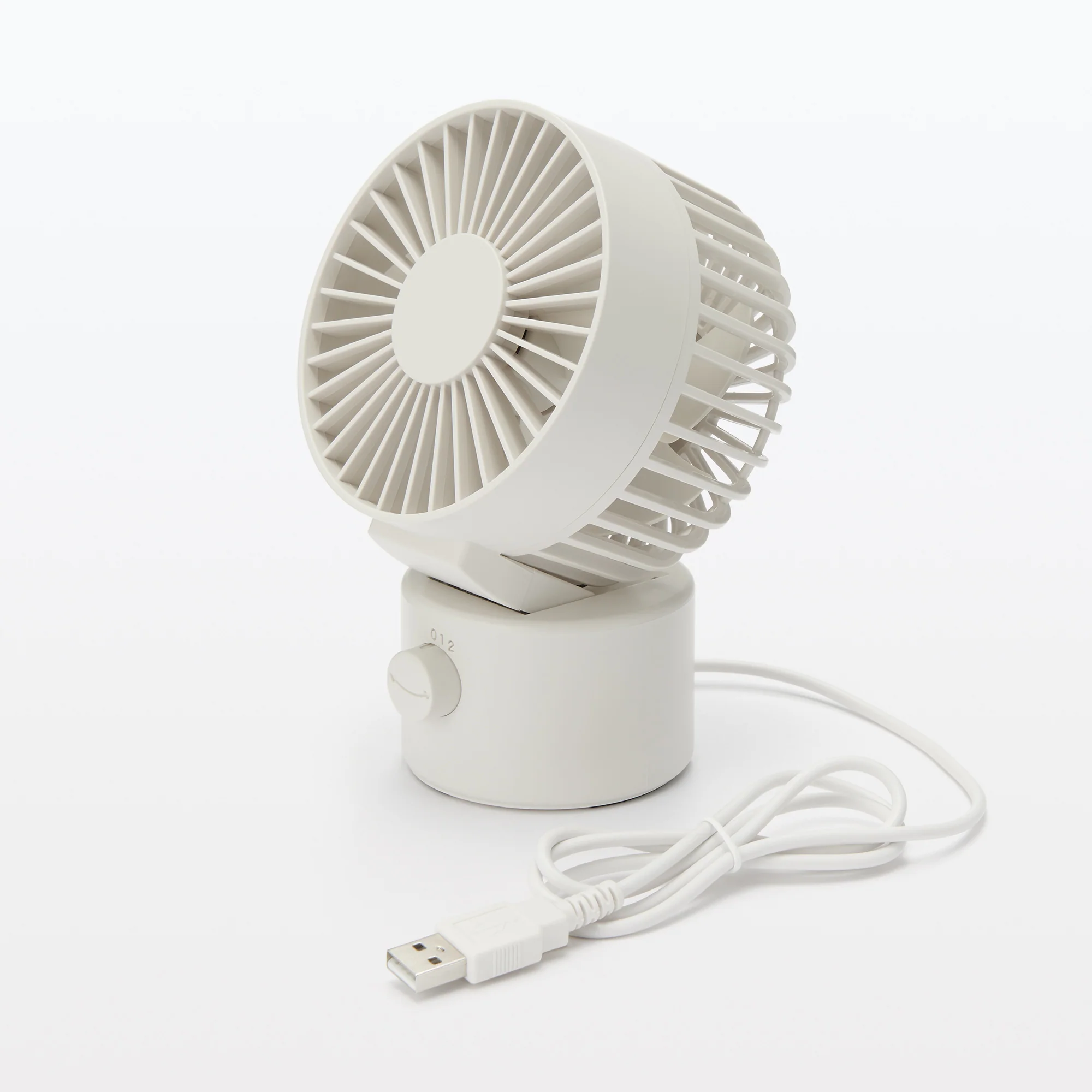 USB Desk Fan with Oscillation - Image 2