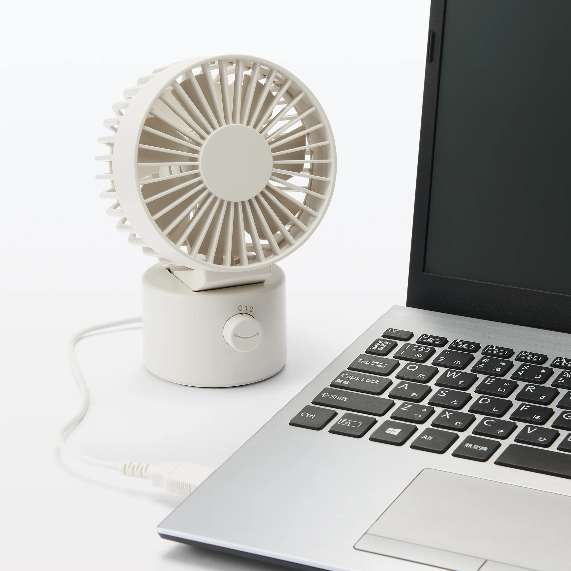 USB Desk Fan with Oscillation - Image 7