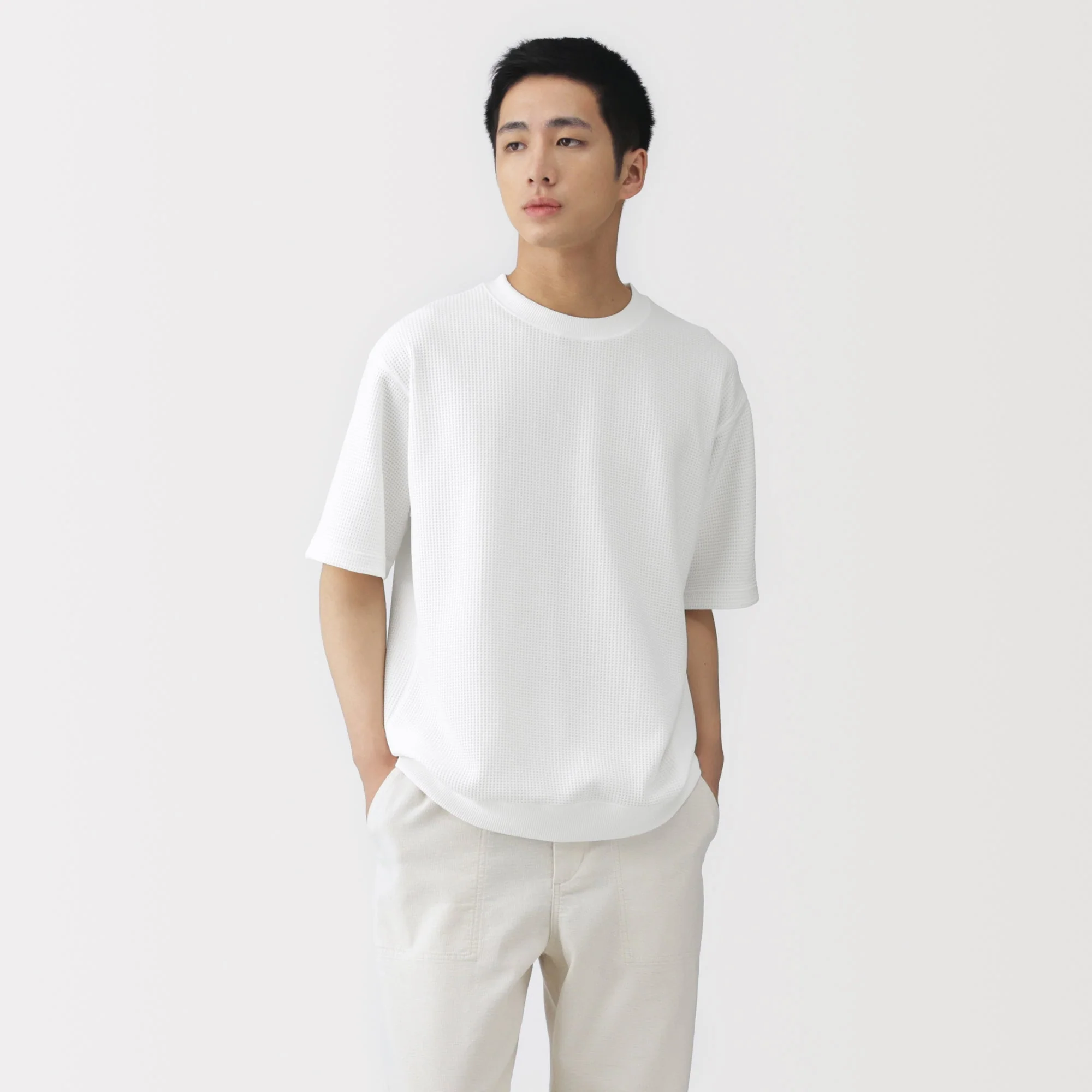UV Protection Waffle T-Shirt - Image 11