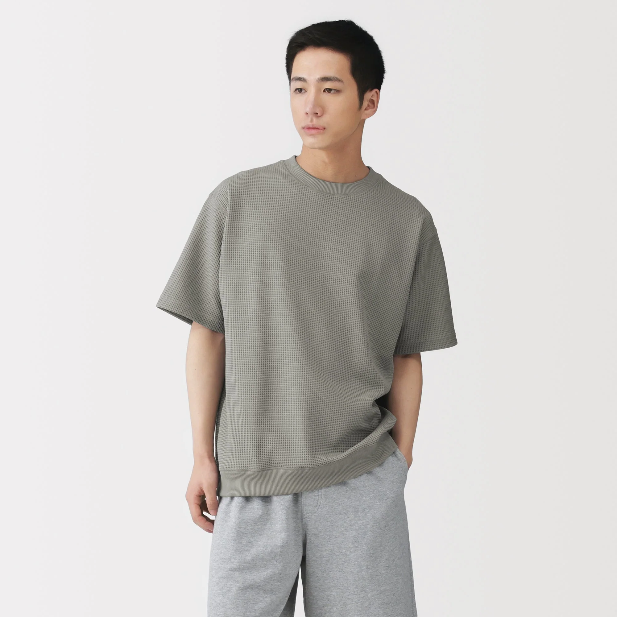 UV Protection Waffle T-Shirt - Image 3