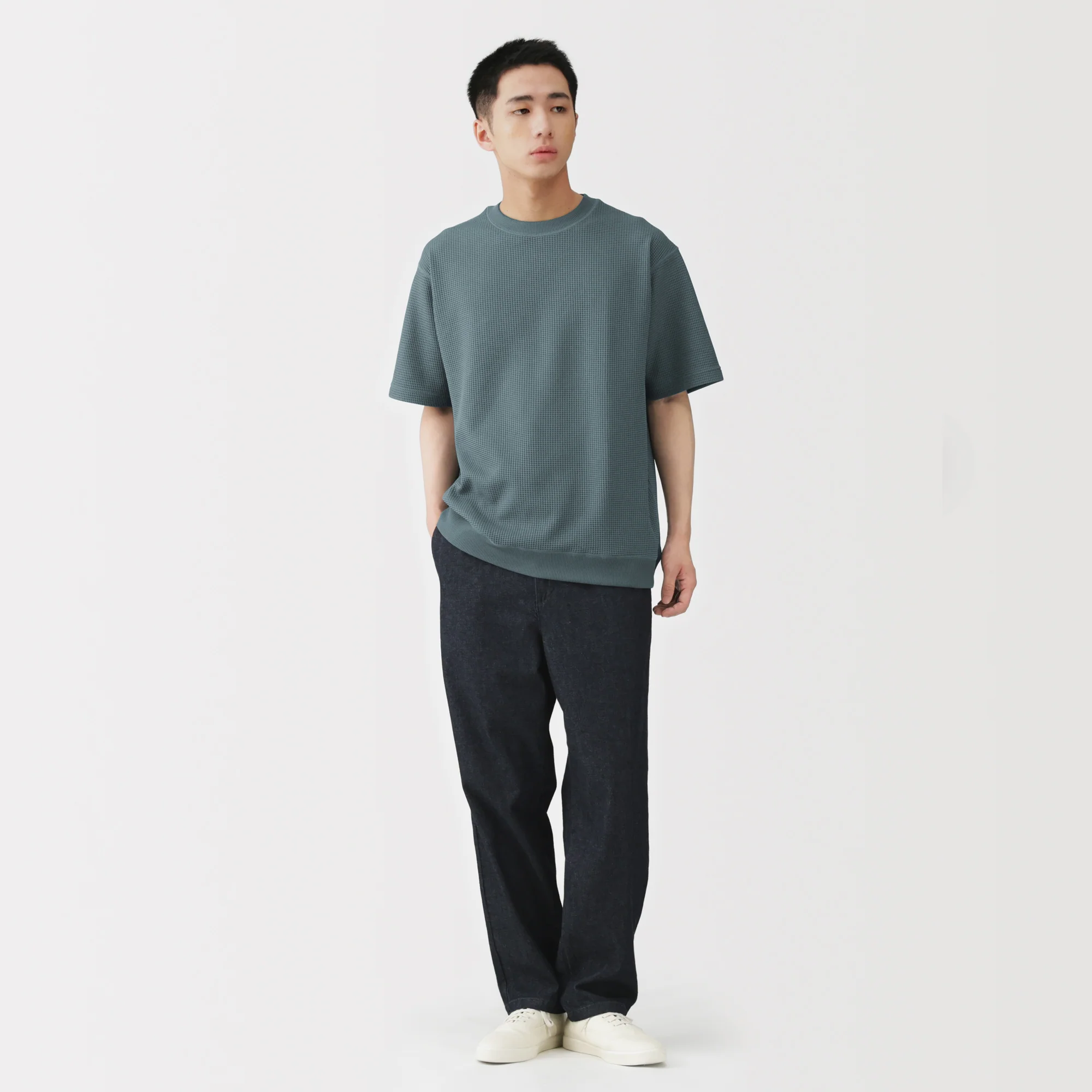UV Protection Waffle T-Shirt - Image 44