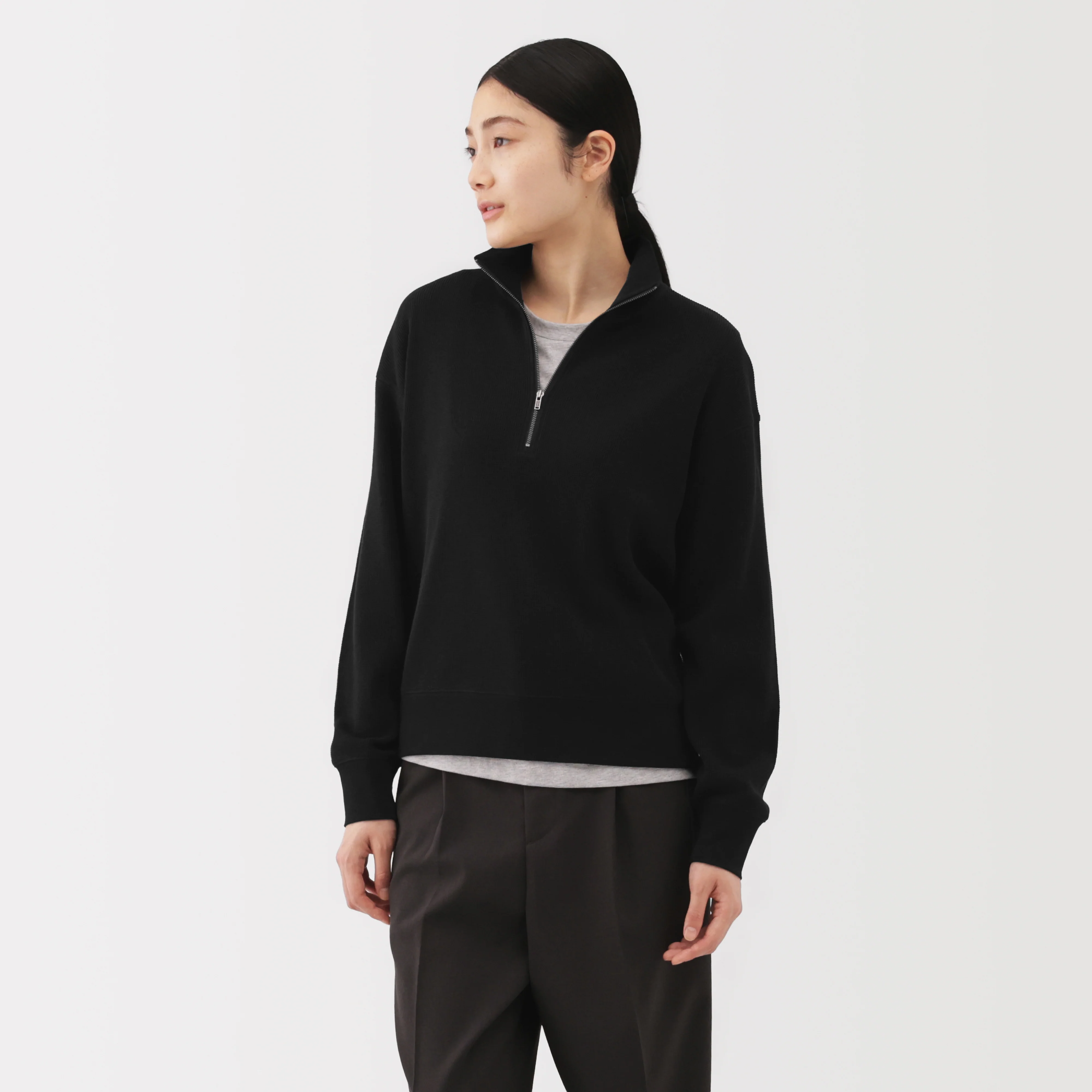 Waffle Half-Zip Pullover - Image 10