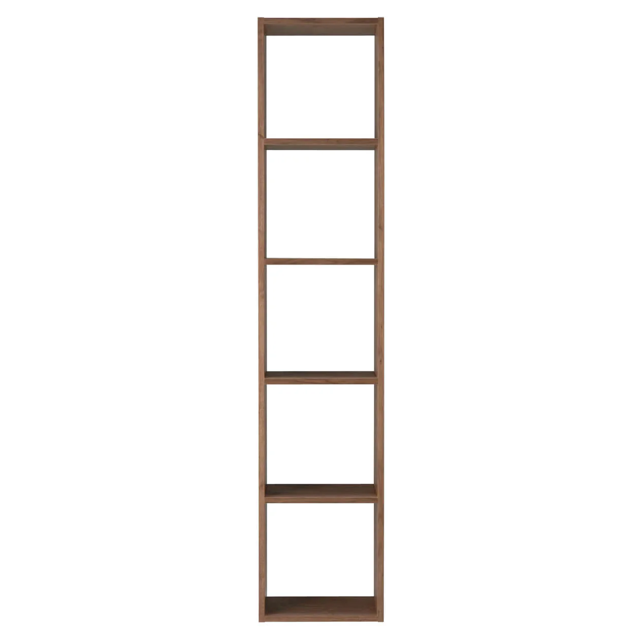 Stacking Shelf - Walnut - 5 Tiers