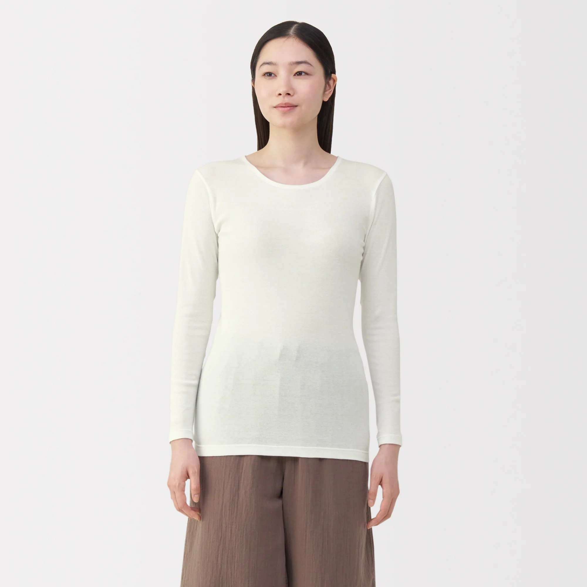 Warm Cotton Crew Neck T-Shirt - Image 10