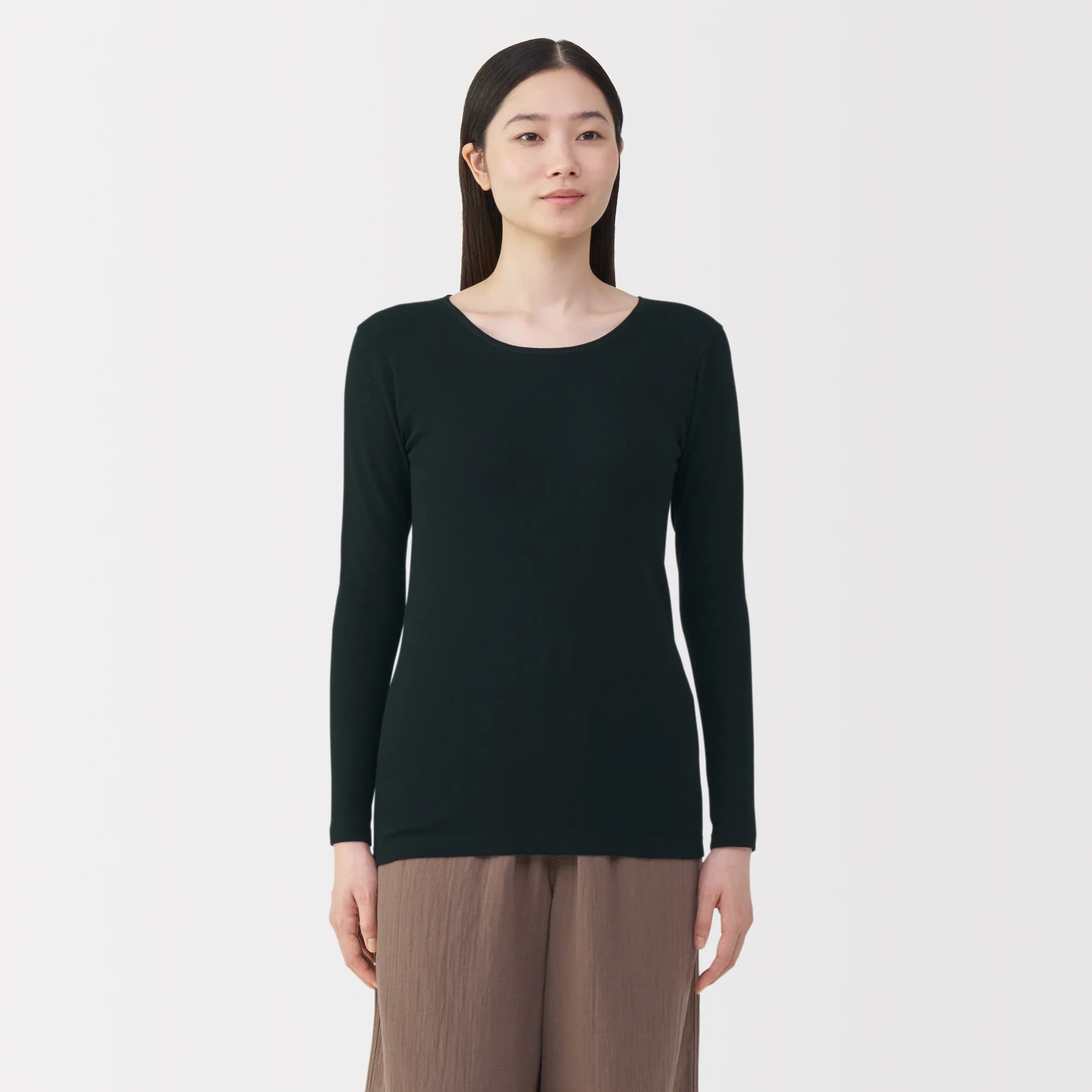 Warm Cotton Crew Neck T-Shirt - Image 17