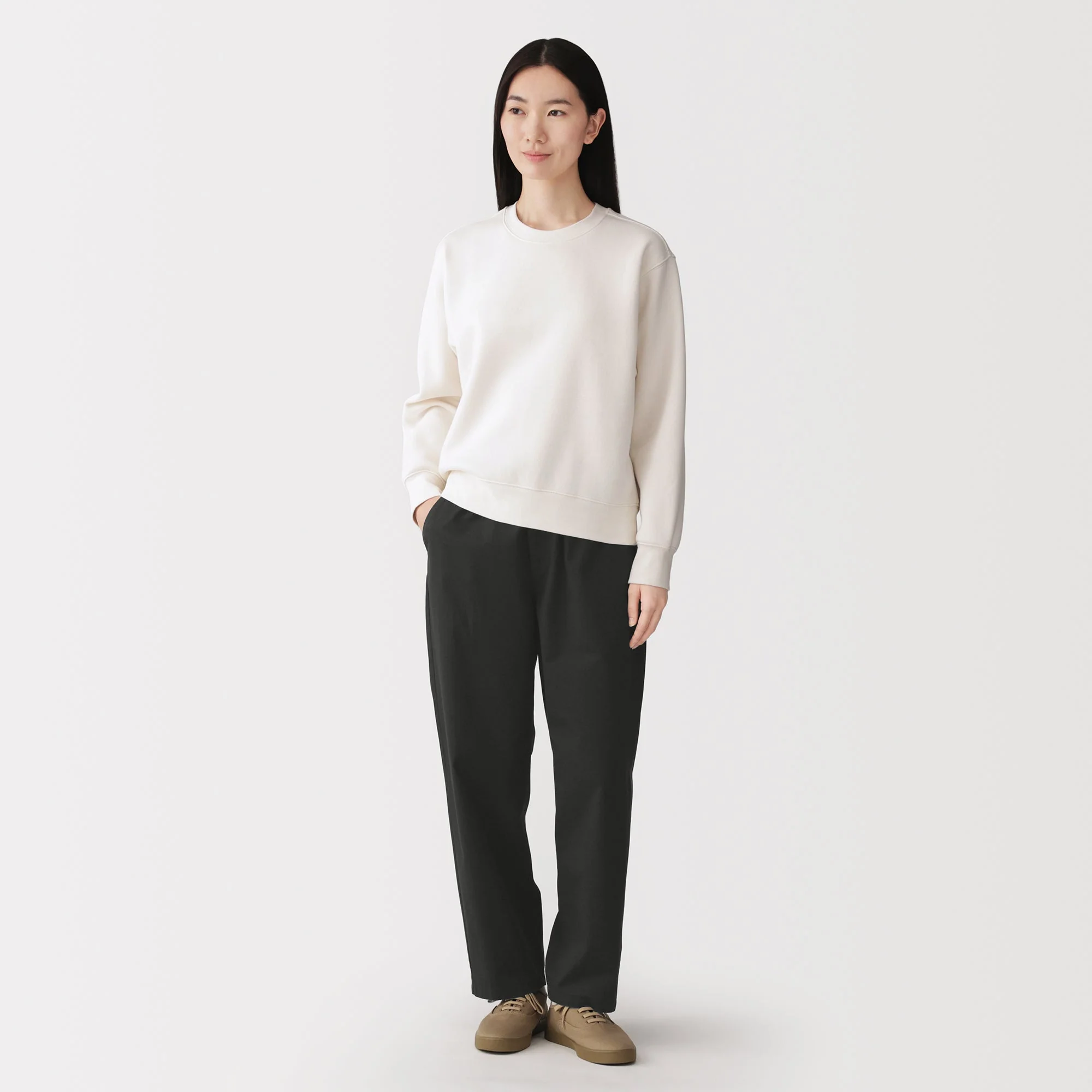 Washed Cotton Easy Pants - Image 13