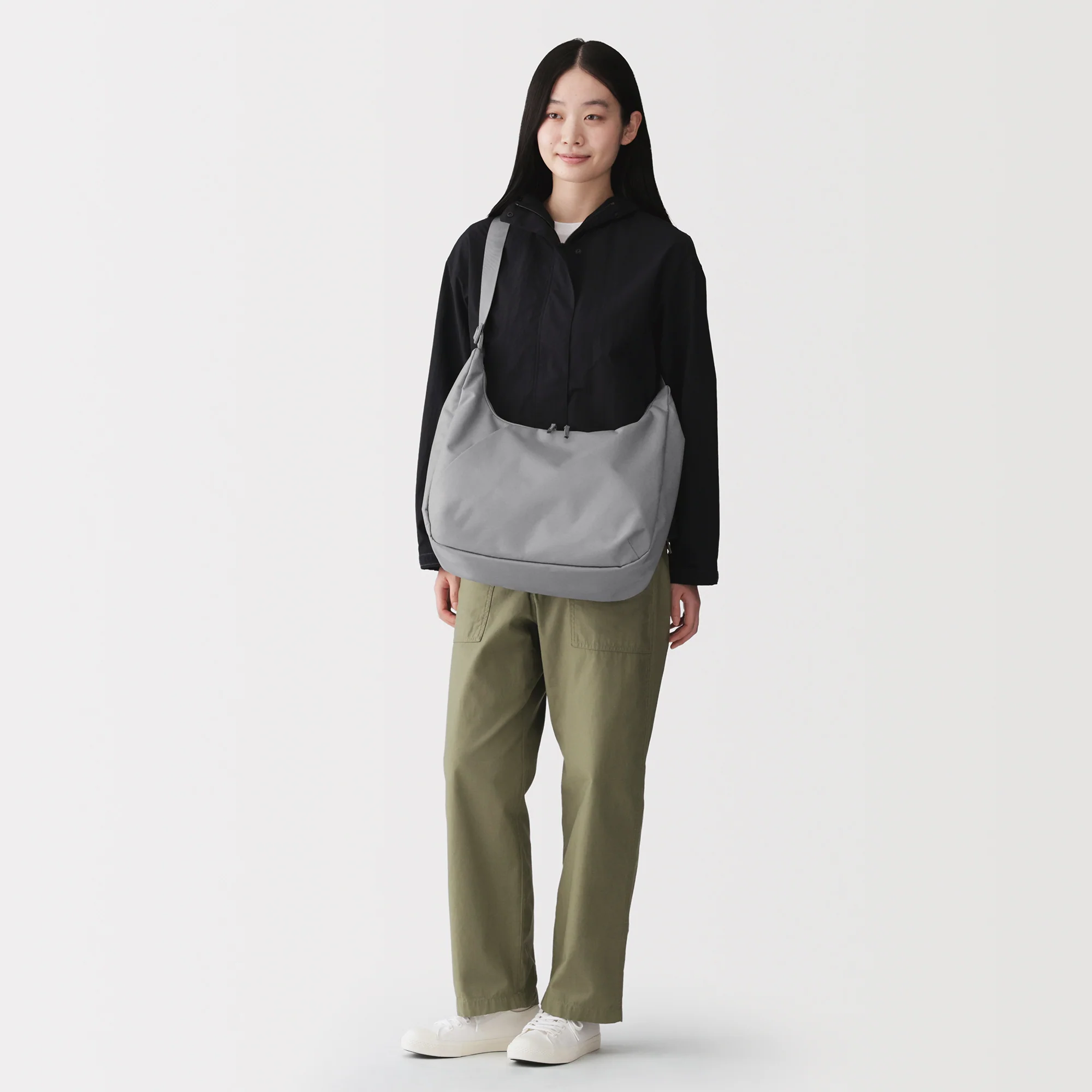 Water Repellent 2-Way Shoulder Bag - Image 3