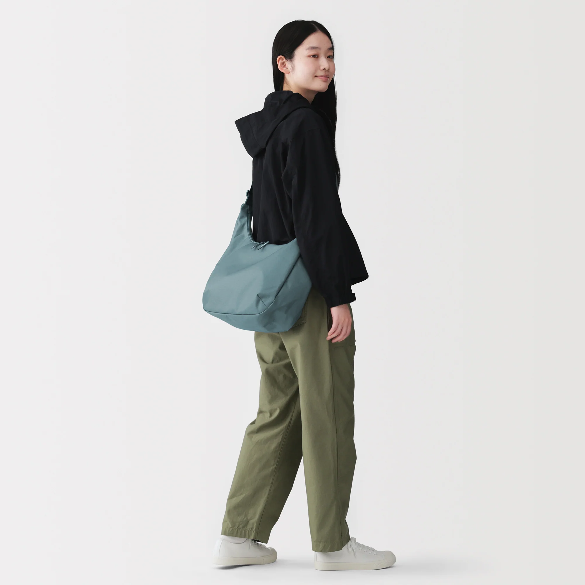 Water Repellent 2-Way Shoulder Bag - Image 42