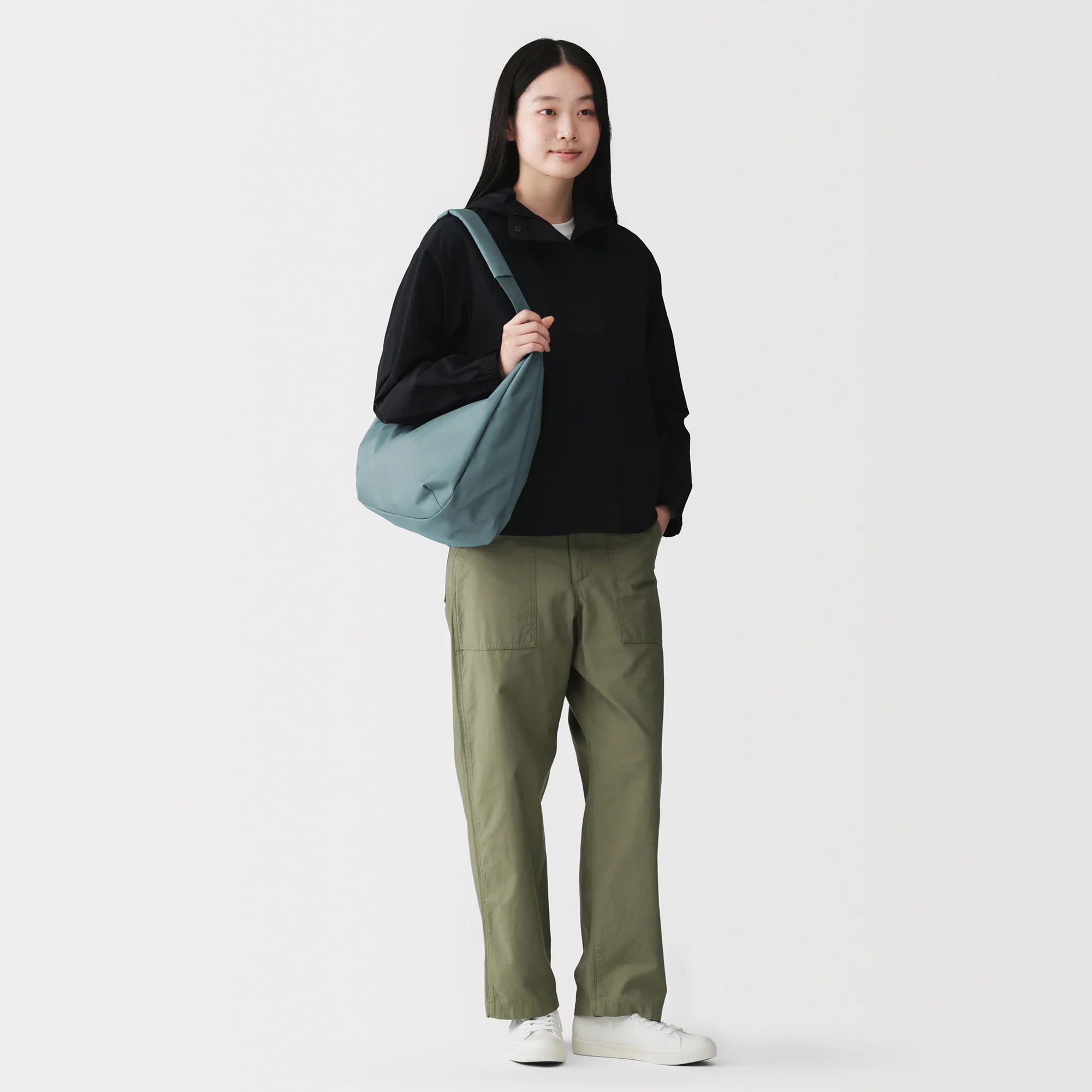 Water Repellent 2-Way Shoulder Bag - Image 43
