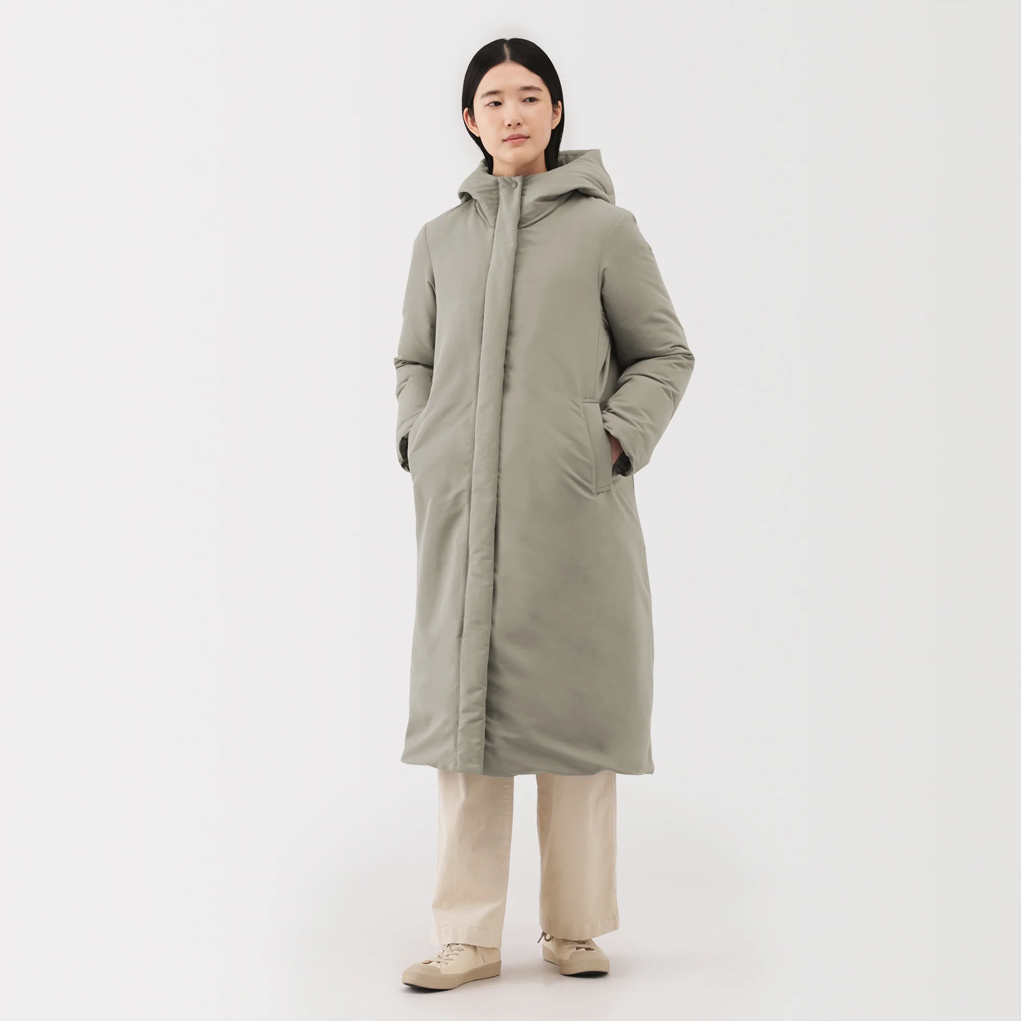 Water-Repellent Down Long Coat - Image 26