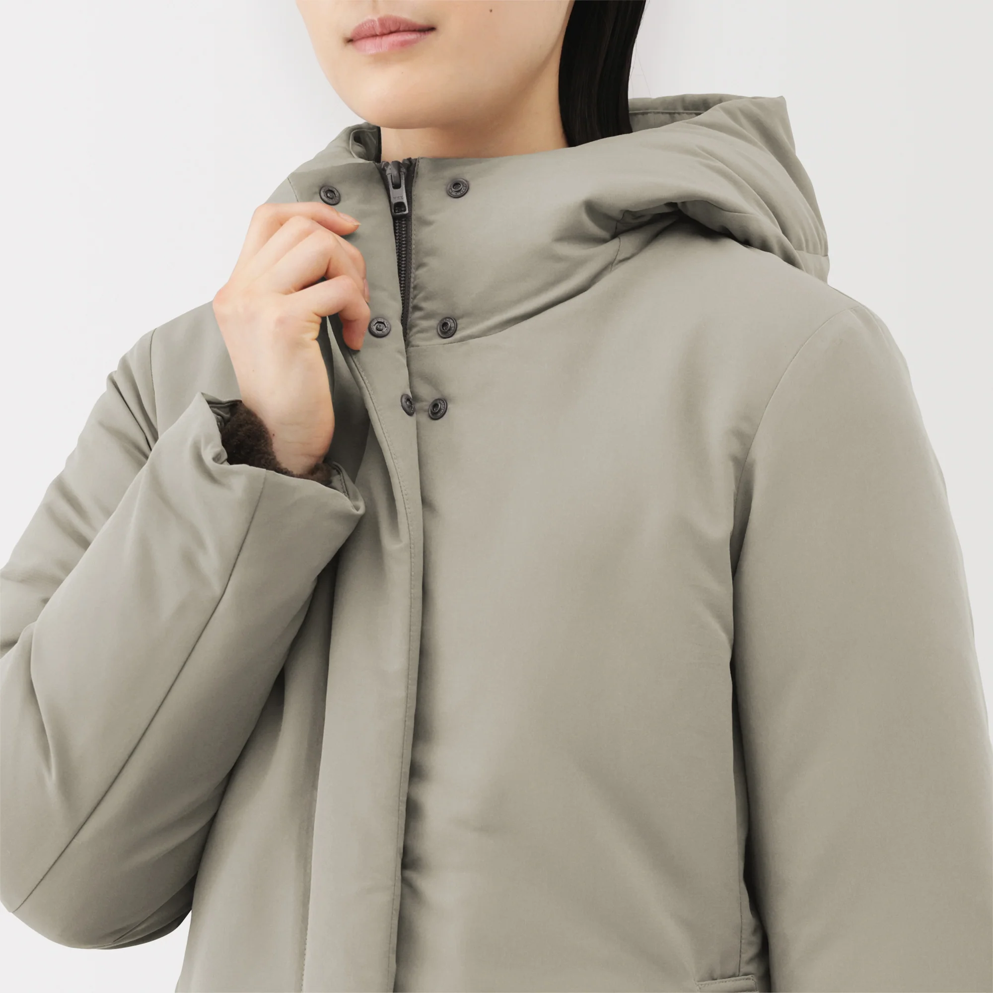 Water-Repellent Down Long Coat - Image 8