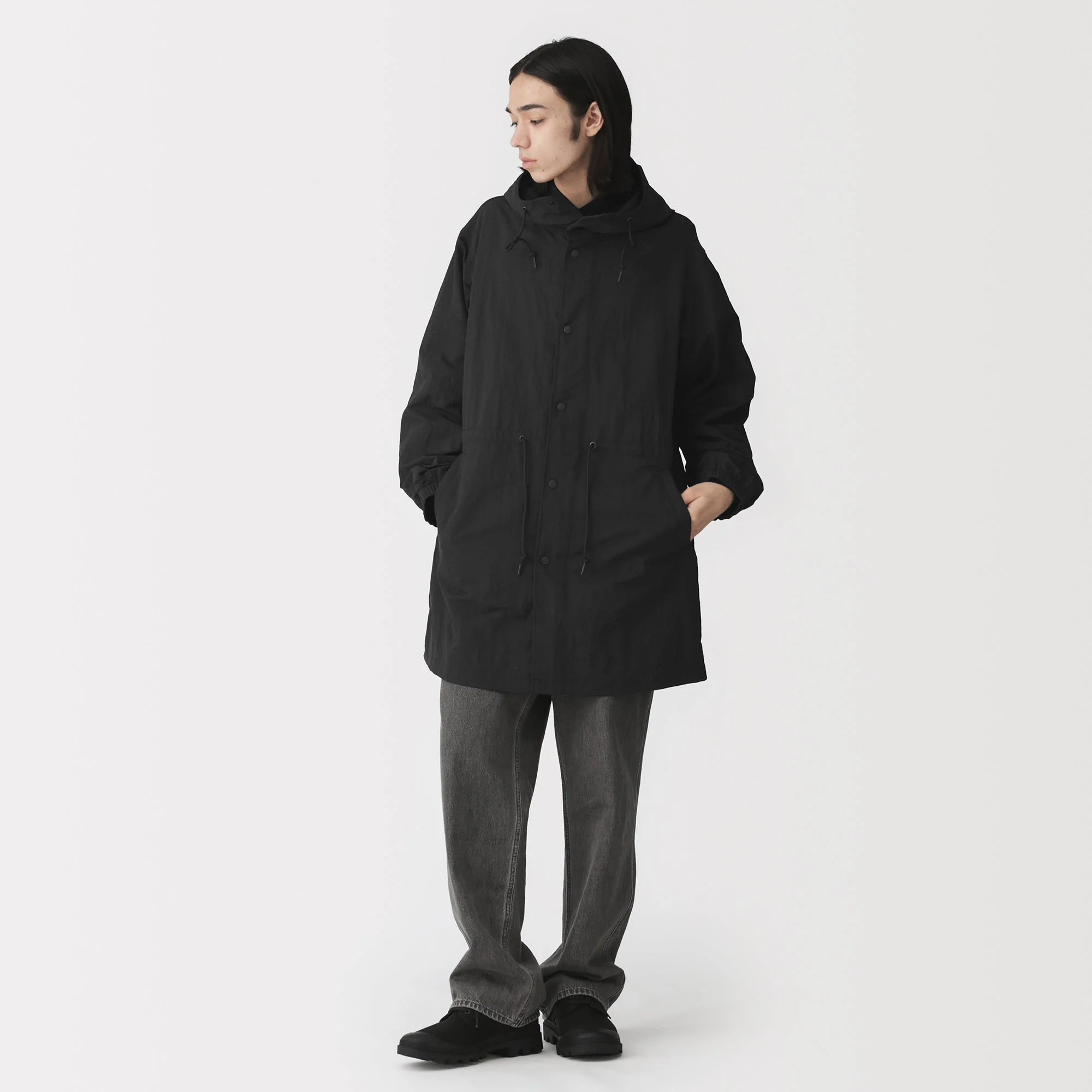Water Repellent Hooded Coat - Image 11